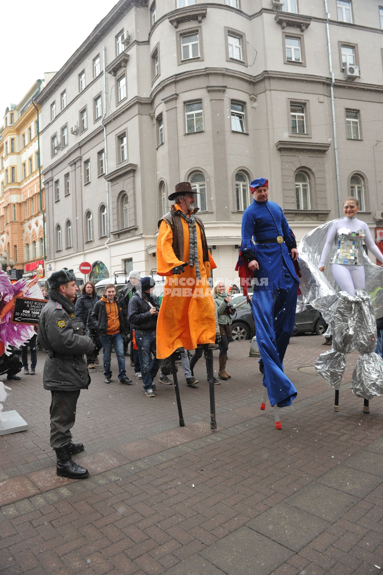 20 марта 2011г. День Святого Патрика. В Москве на Новом Арбате