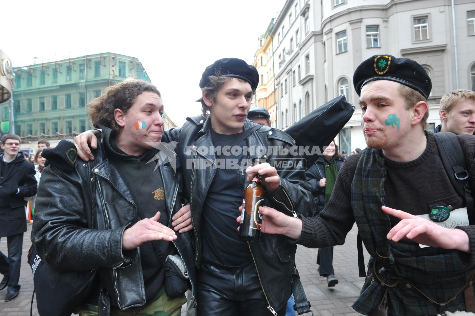 20 марта 2011г. День Святого Патрика. В Москве на Новом Арбате