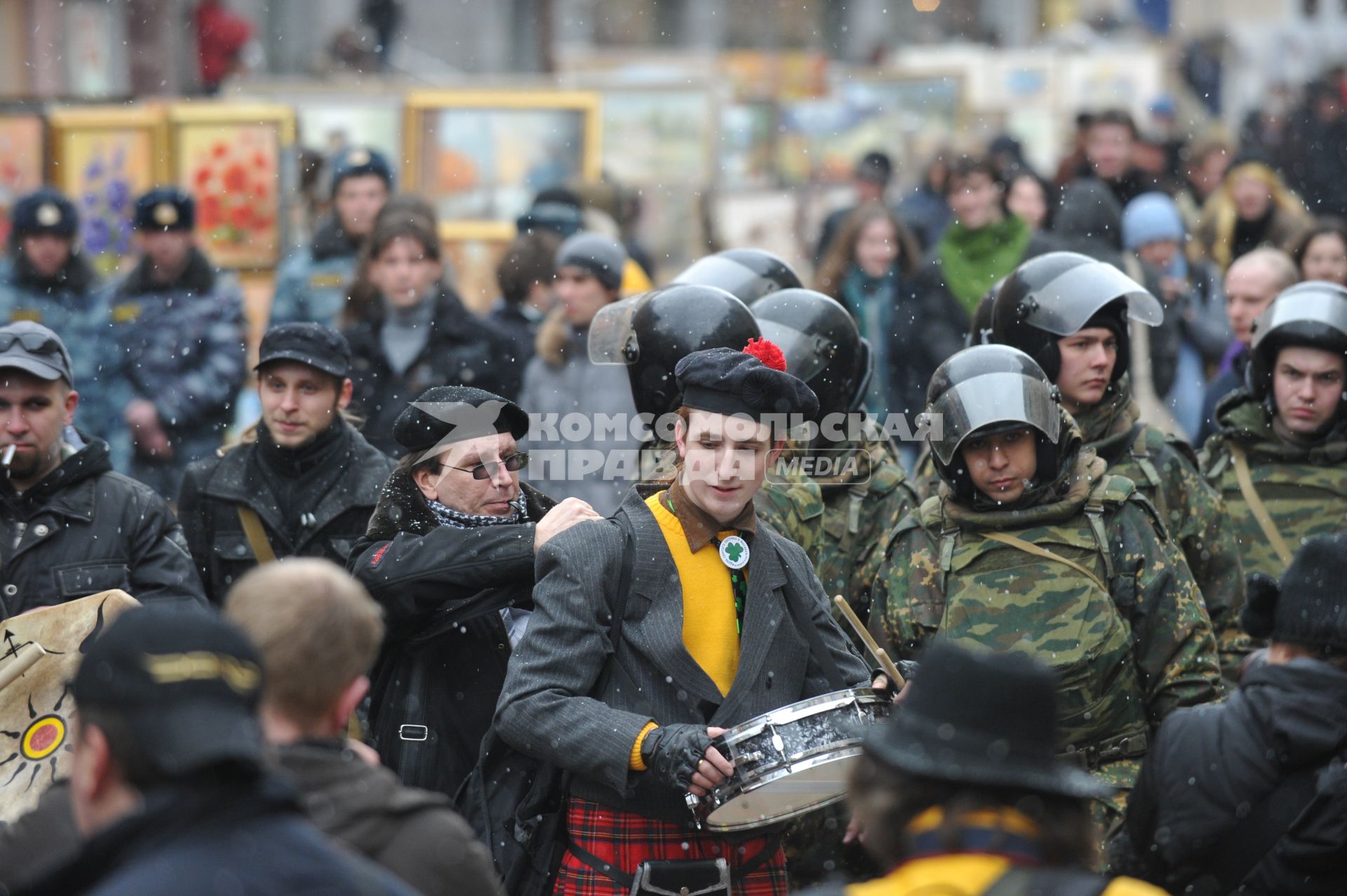 20 марта 2011г. День Святого Патрика. В Москве на Новом Арбате