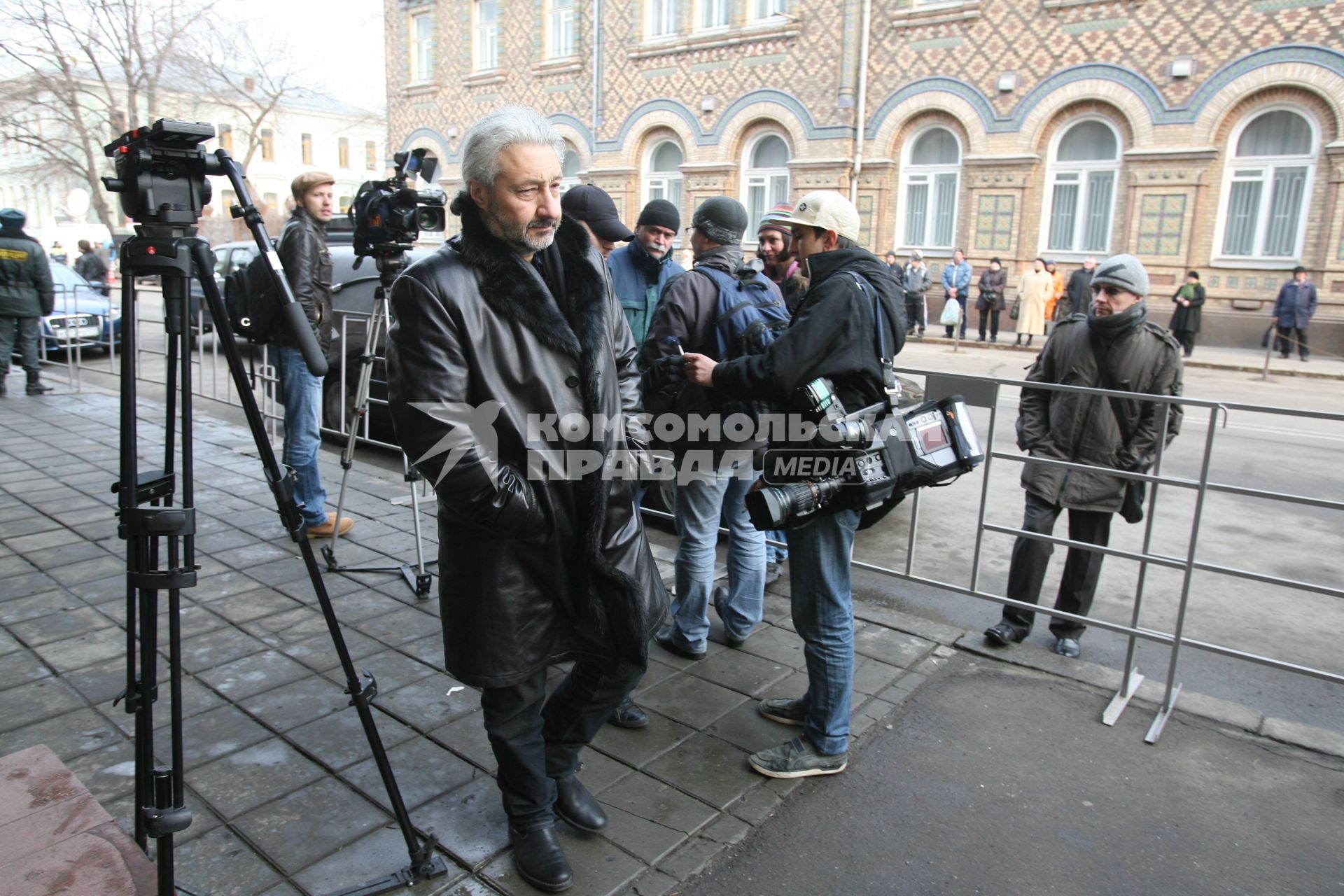 Панихида Людмилы Гурченко в Центральном Доме литераторов, Москва, 2 апреля 2011 года. На фото: Стас Намин - российский музыкант.