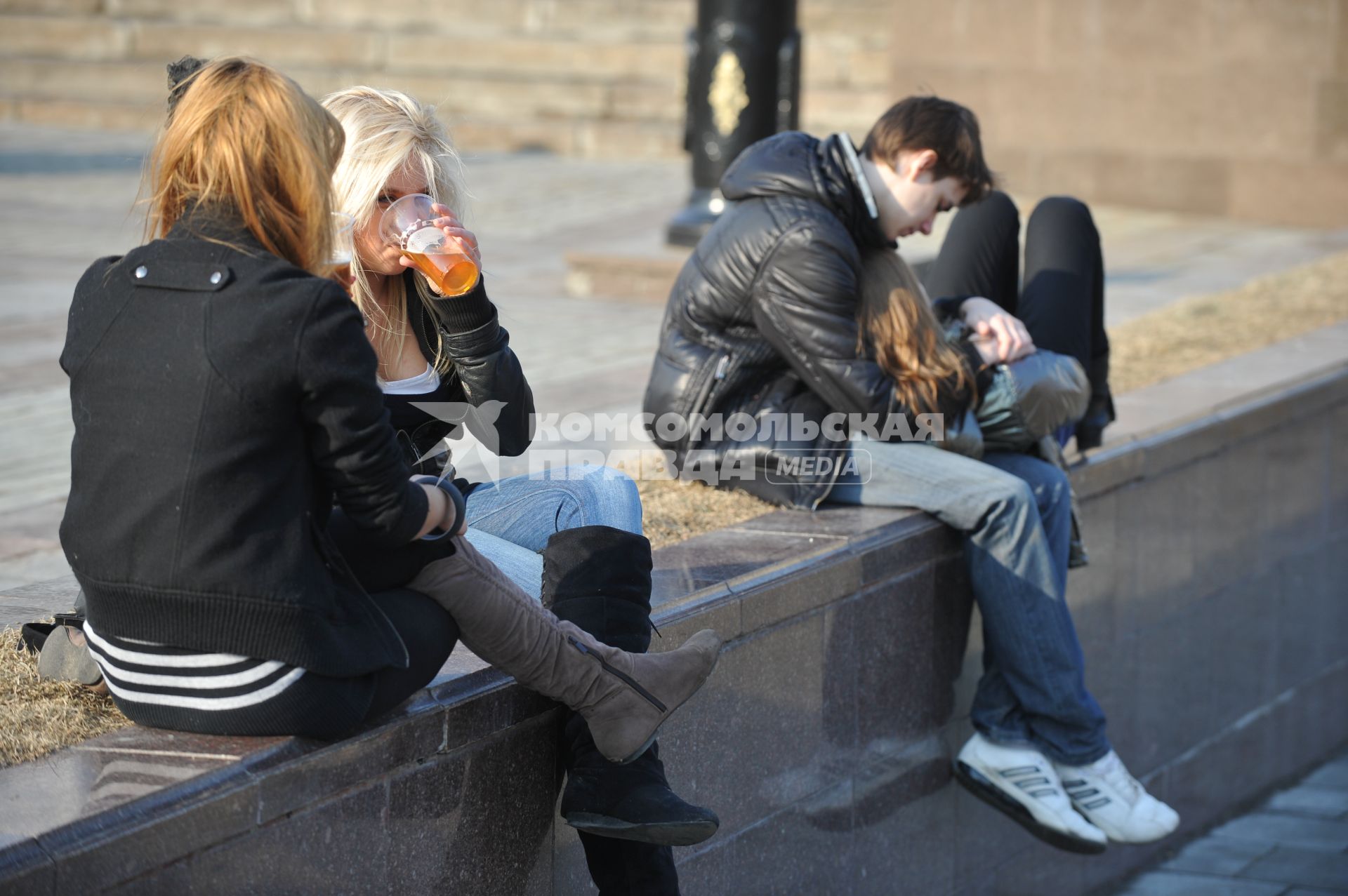 04 апреля 2011 г. Россия, Москва. Молодежь. Манежная площадь.