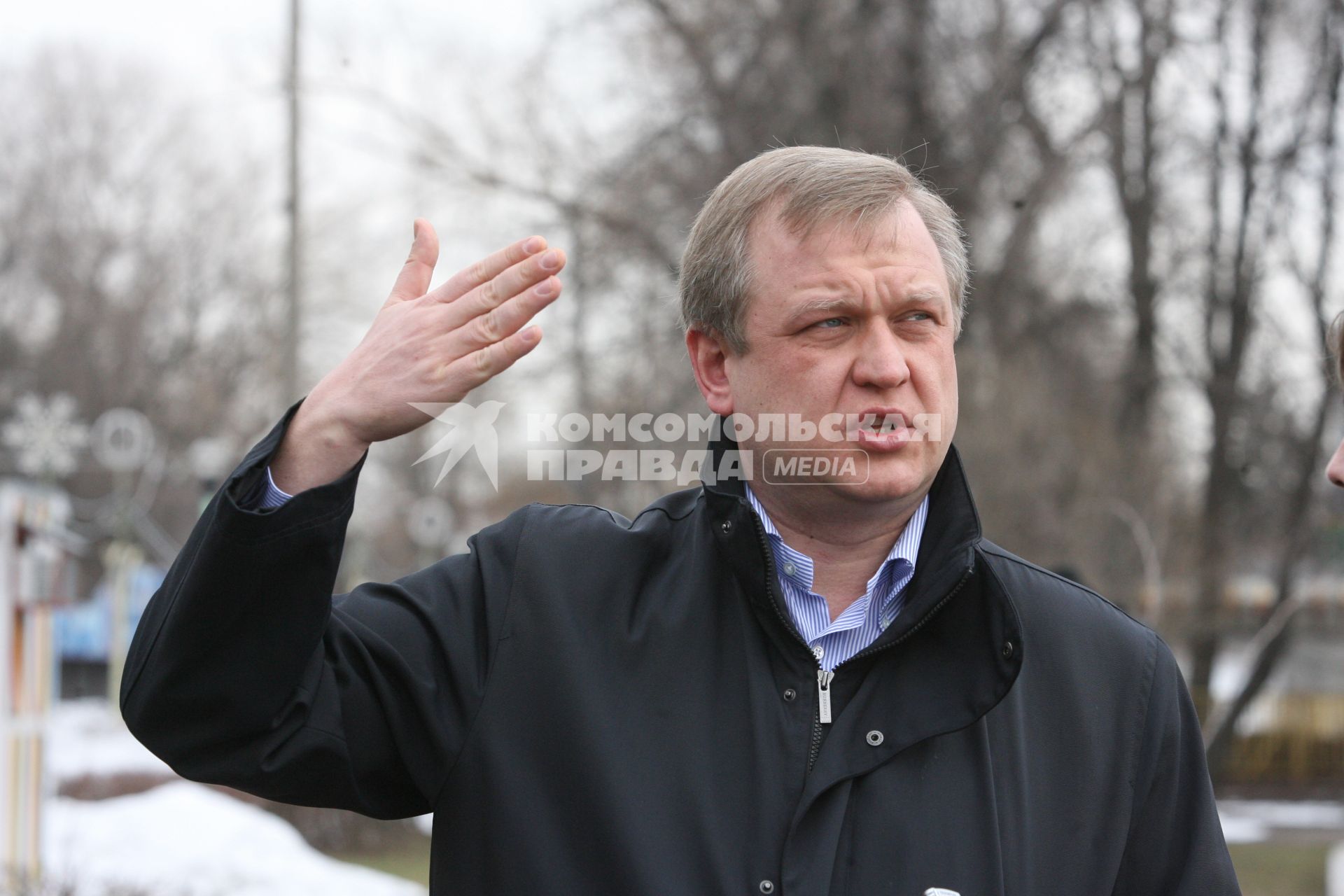 Сергей Капков, директор центрального парка имени Горького, Москва, 12 апреля 2011 года