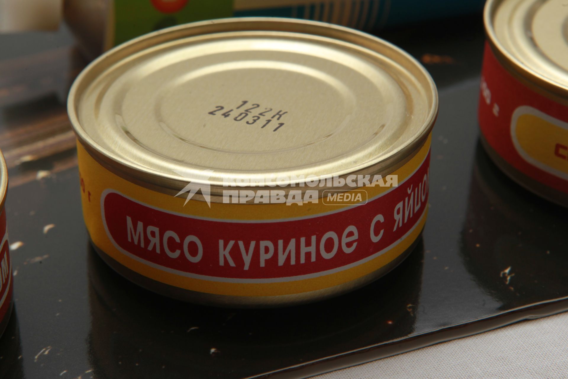 07 апреля 2011г. Еда для космонавтов. Консерва. Мясо куриное с яйцом.