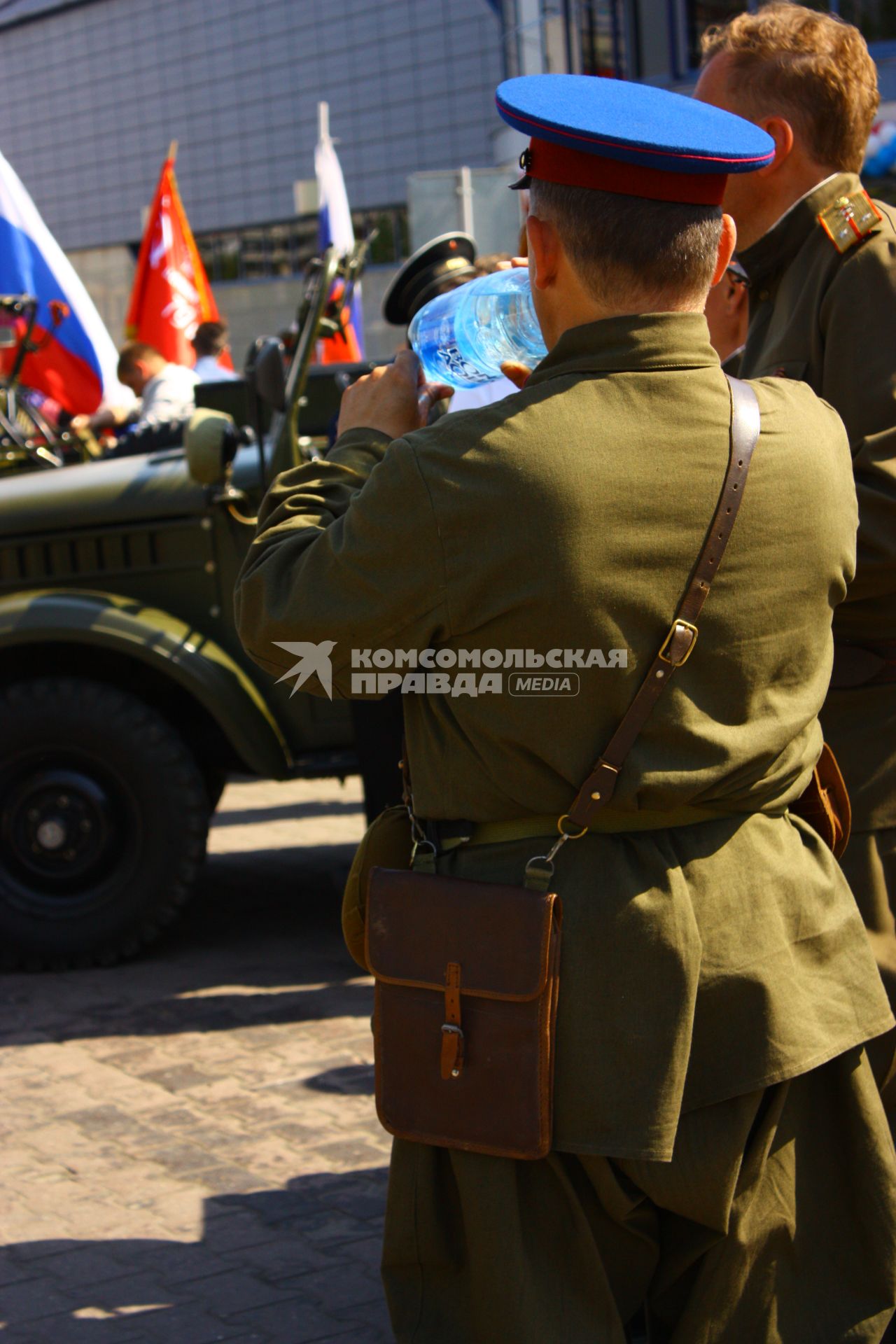 Москва 09 мая 2010 год. Празднование 9 мая. День победы. Военный.