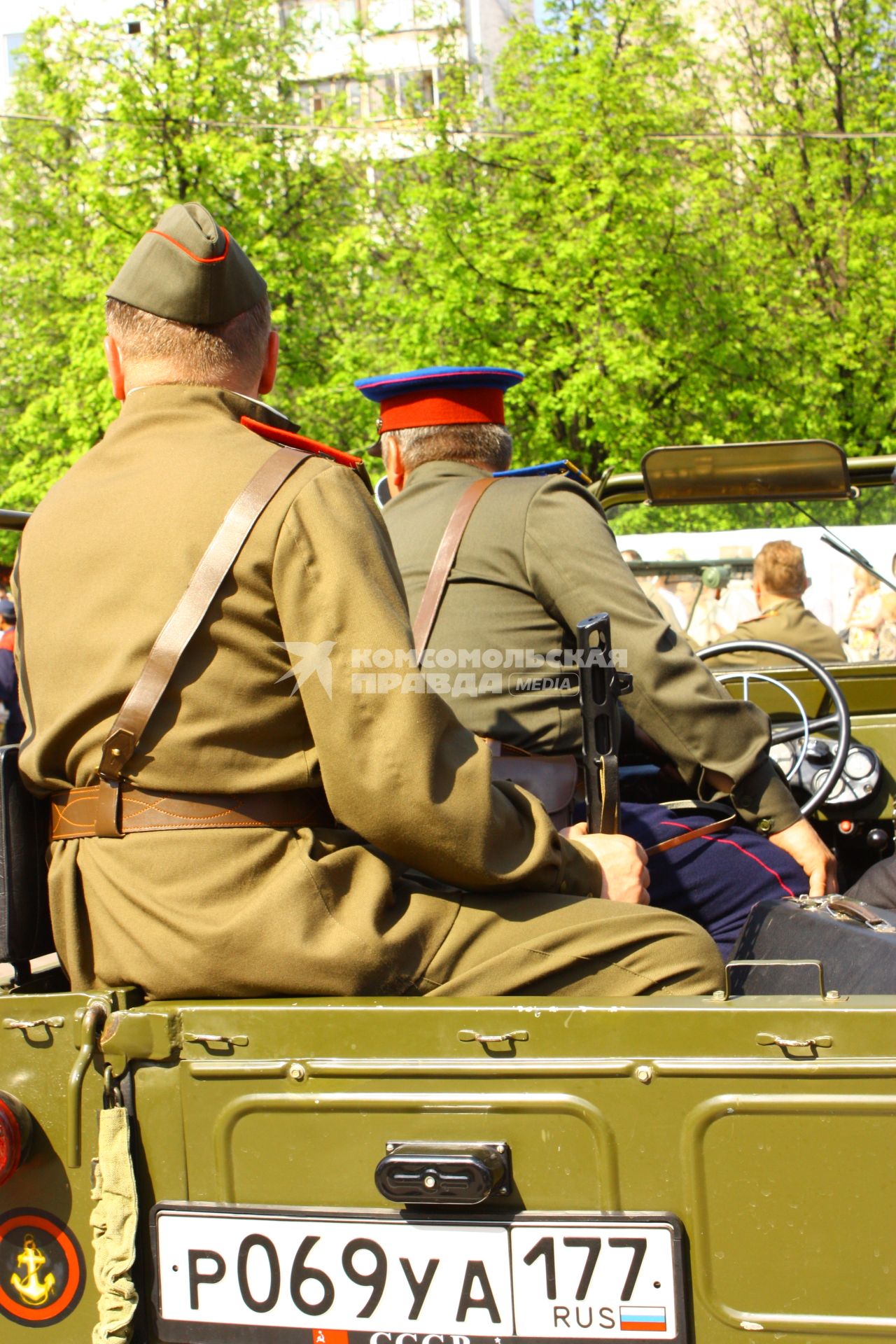 Москва 09 мая 2010 год. Празднование 9 мая. День победы. Военные.