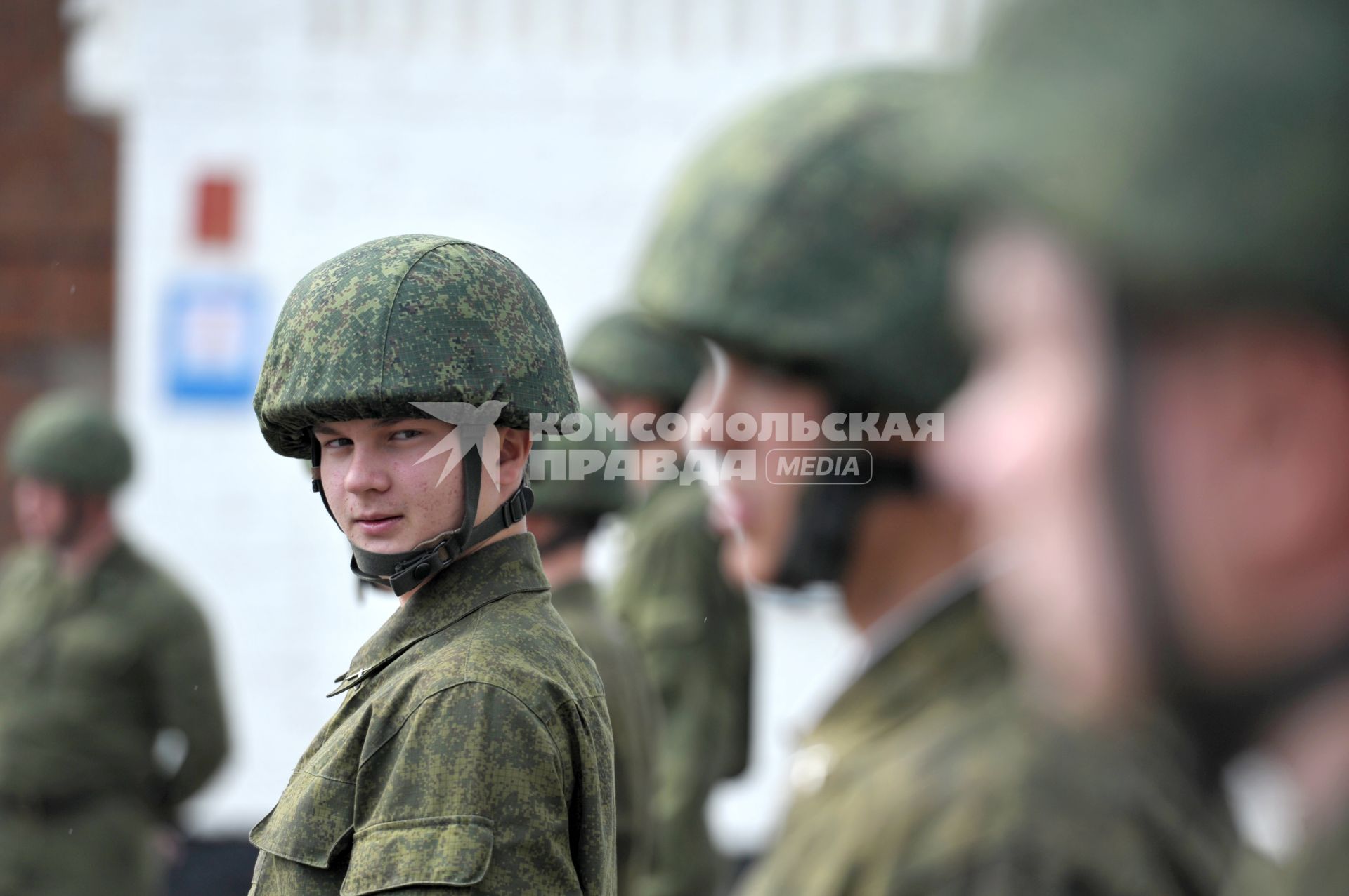 Солдаты салютного дивизиона, Москва, 28 апреля 2011 года