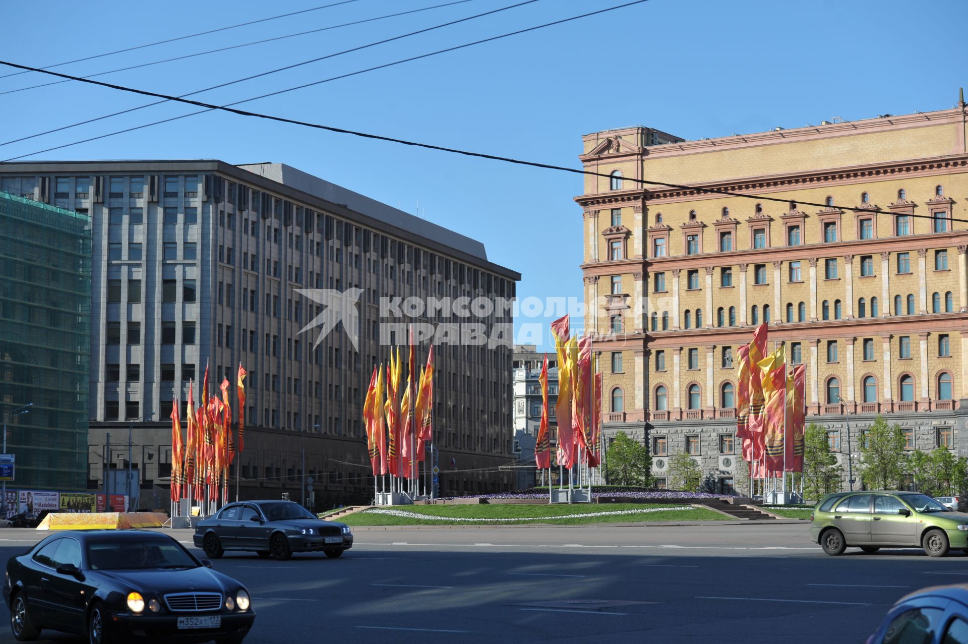 Здание ФСБ на Лубянской площади, Москва, 10 мая 2011 года