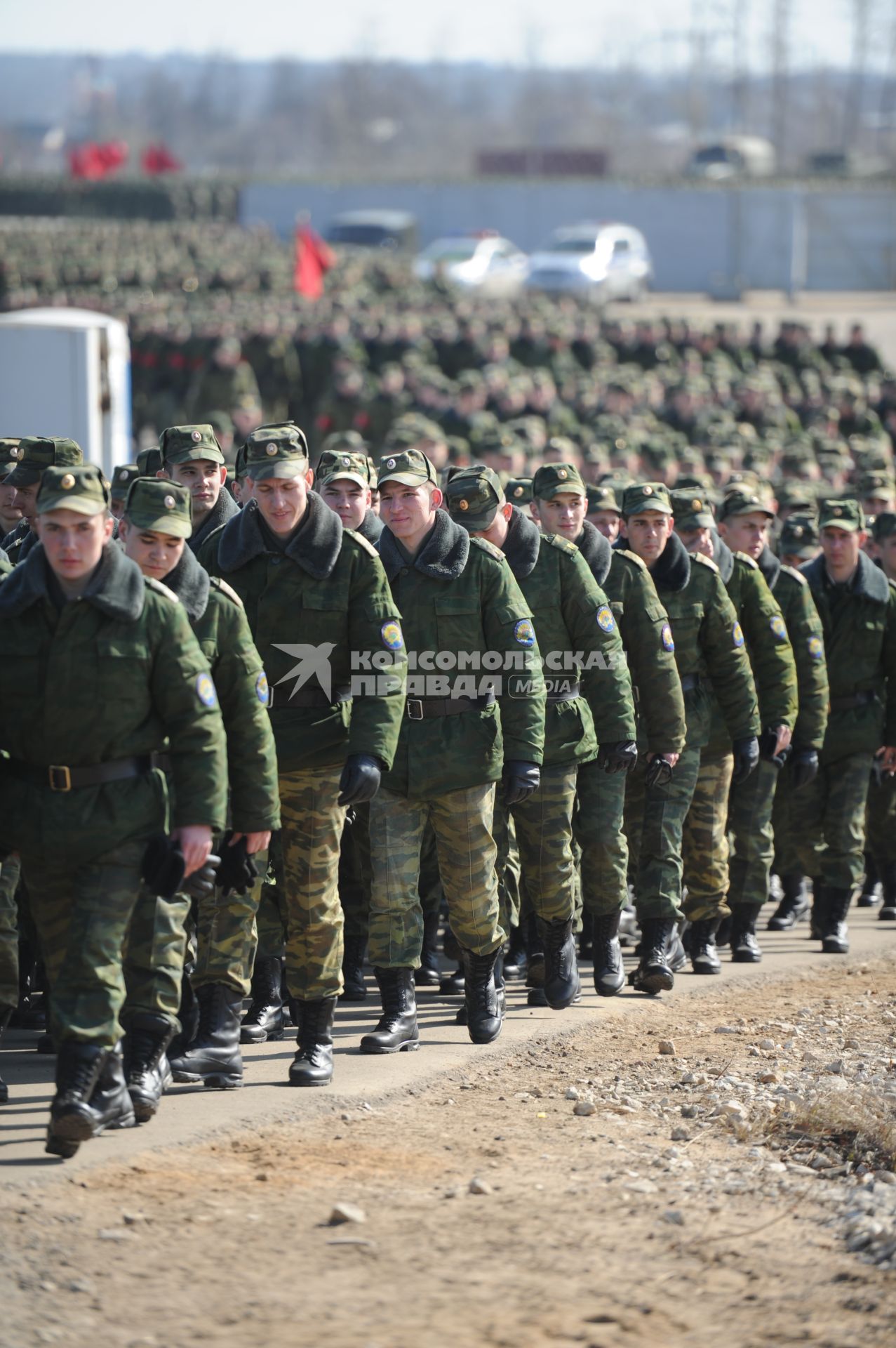 Репетиция парада Победы в Таманской дивизии в Подмосковье, Саратов, 22 апреля 2011 года