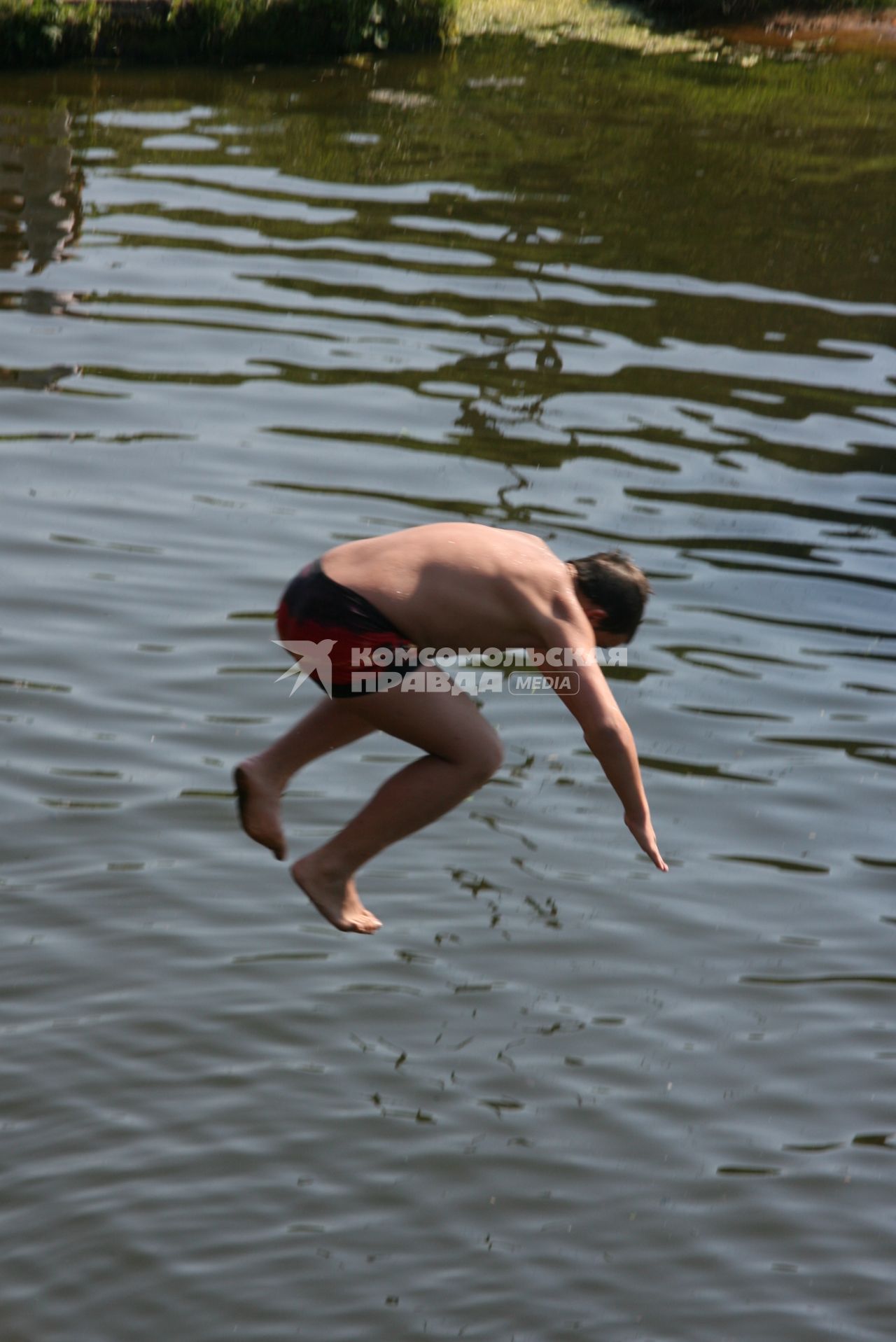 Лето.Купание. Прыжки в воду