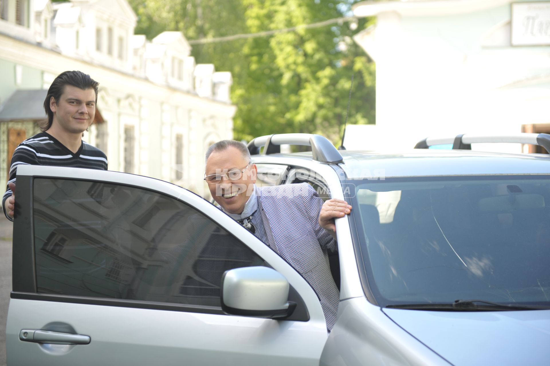 Вячеслав Зайцев в основанном им музее ситца в городе Иваново, Иваново, 27 мая 2011 года