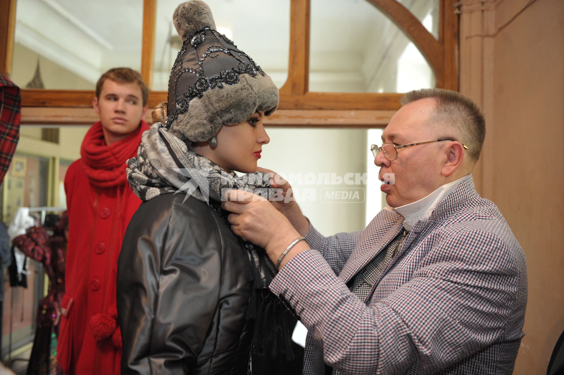 Вячеслав Зайцев в основанном им музее ситца в городе Иваново, Иваново, 27 мая 2011 года