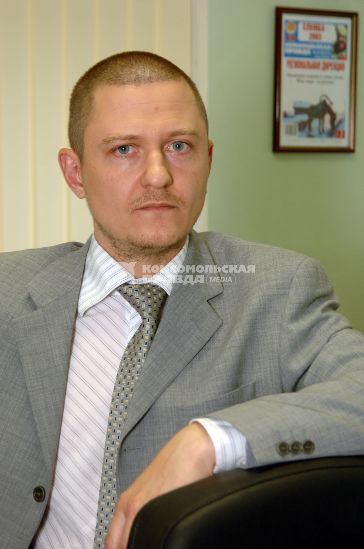 Первый заместитель генерального директора, директор по управлению региональной сетью газеты Комсомольская правда Александр Чепель. 7 июня 2006 года.