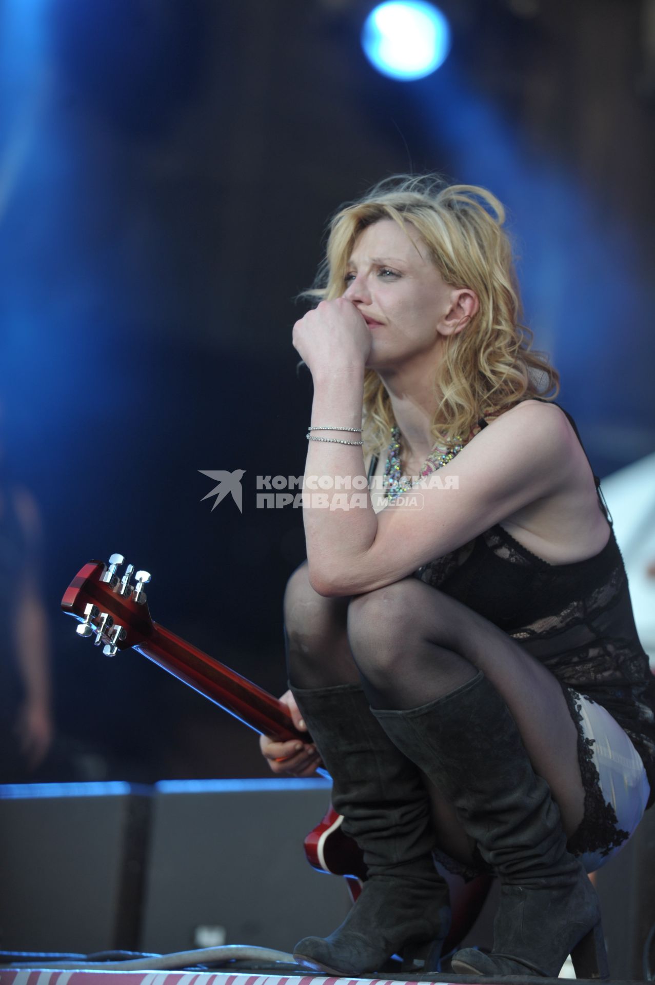 Кортни Лав в Москве, Courtney Love, пикник Афиши, Москва, 23 июля 2011 года.