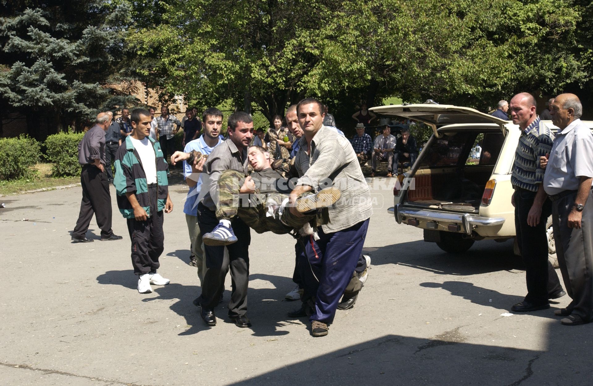 Террористический акт в Беслане. Больница