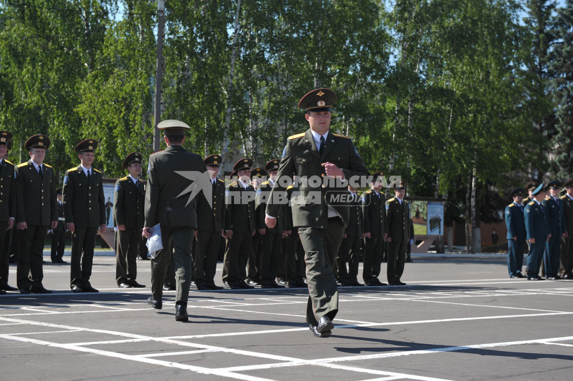 Выпуск лейтенантов военно- технического университета (ВТУ) спецстроя России, Москва, 13 июня 2011 года