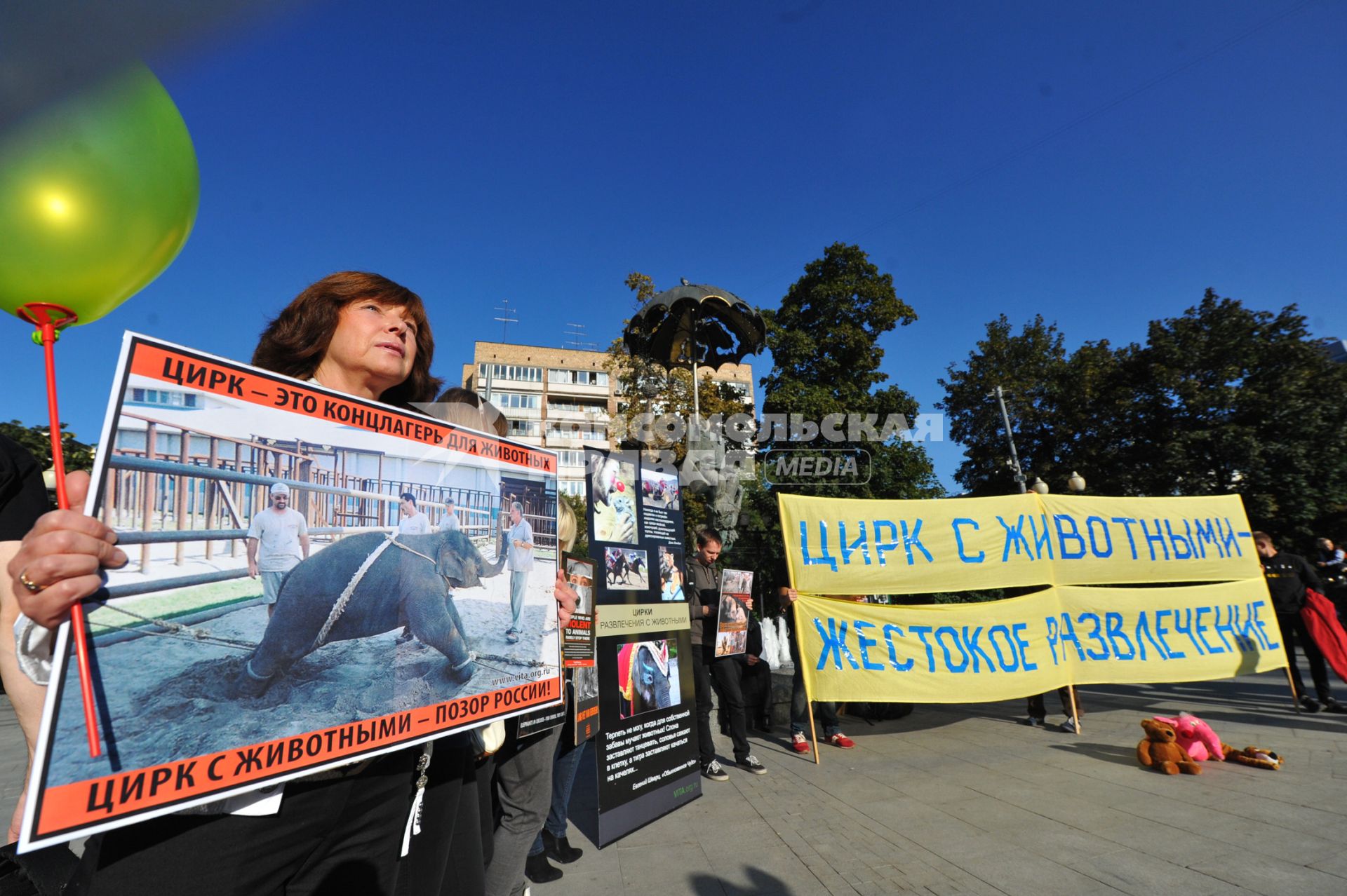 Пикет в защиту прав животных. 6 сентября  2011 года.