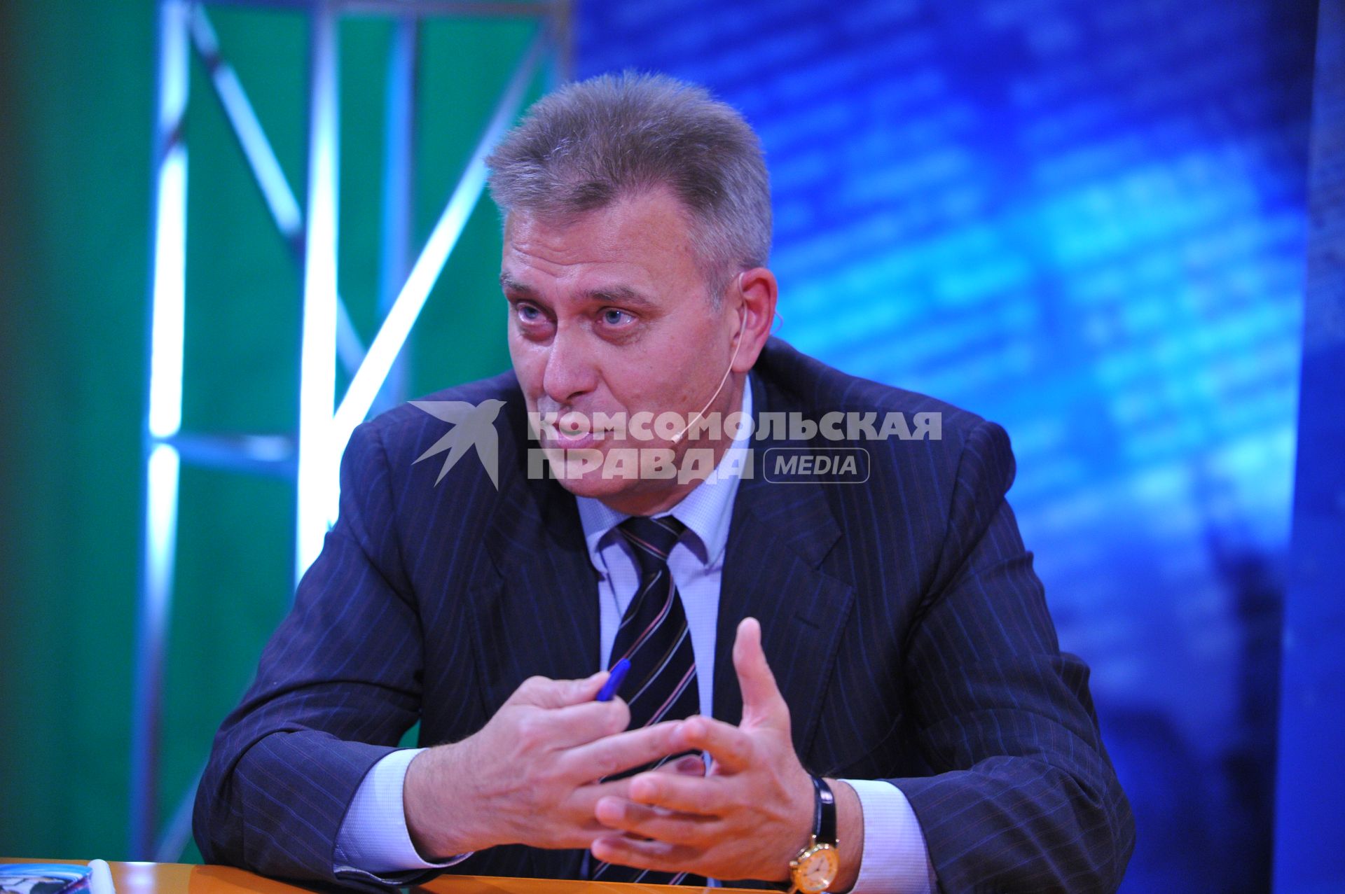 Руководитель Российского центра обучения избирательным технологиям Александр Иванченко в ИД КП. 19 сентября  2011 года.