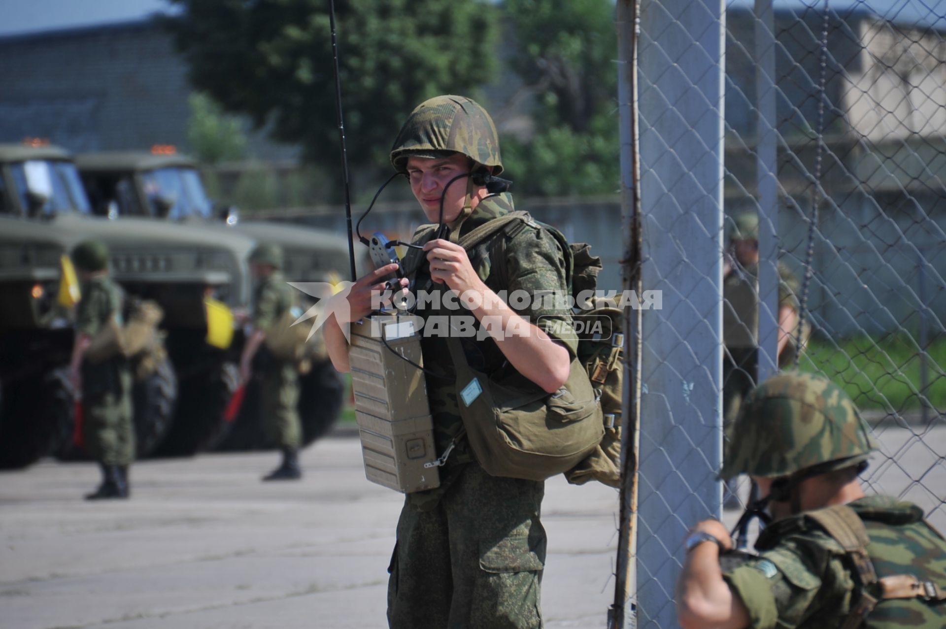 Армия. Учения. Военная подготовка. Связист. Армейские будни. 12 июля 2011