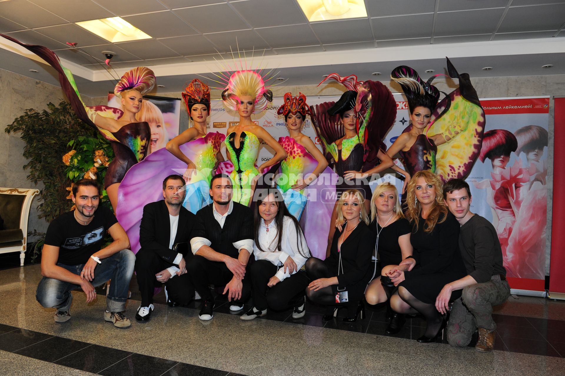 Международный конкурс парикмахеров \"Alternative Hair Show 2011\" в Кремлевском дворце. Москва. 28 сентября  2011 года.
