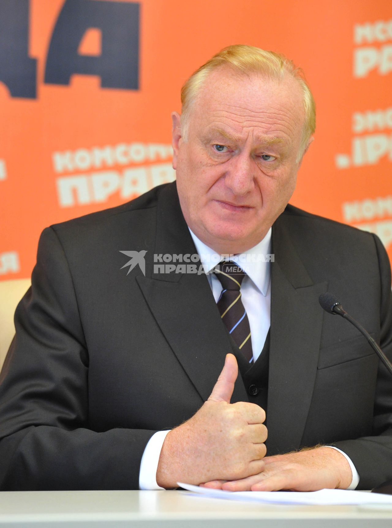 Врач-психиатр, заместитель директора Государственного научного центра социальной и судебной психиатрии им.В.П. Сербского Зураб Кекелидзе в ИД КП. 30 сентября 2011 года.