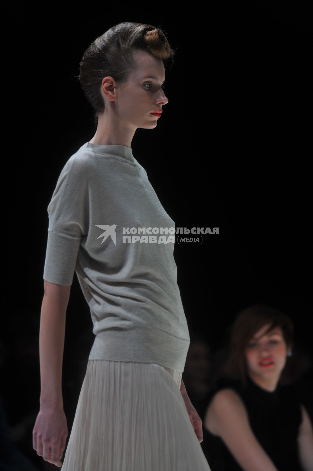 Показ коллекции TEGIN на неделе моды Mercedes-Benz Fashion Week. 23 октября 2011 года.