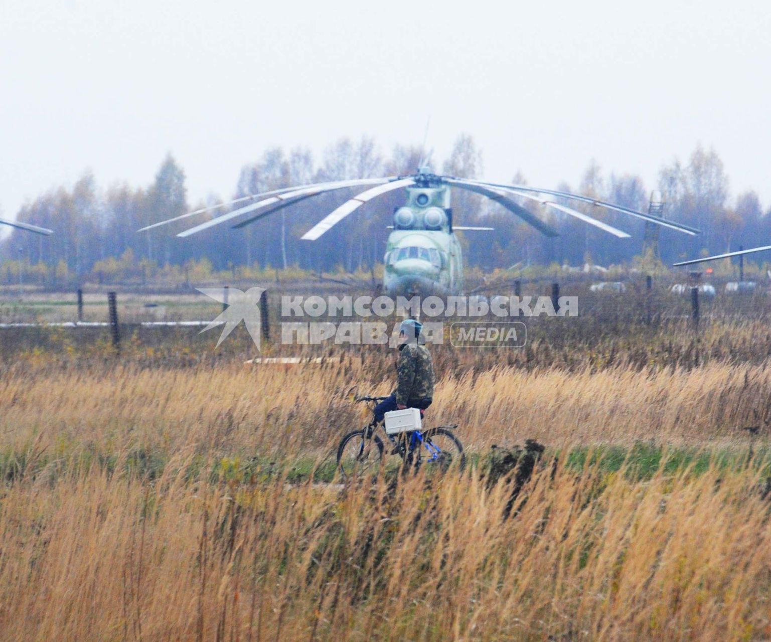 Центр боевого применения вертолетов в Торжке. Вертолет. 23 октября 2011г.