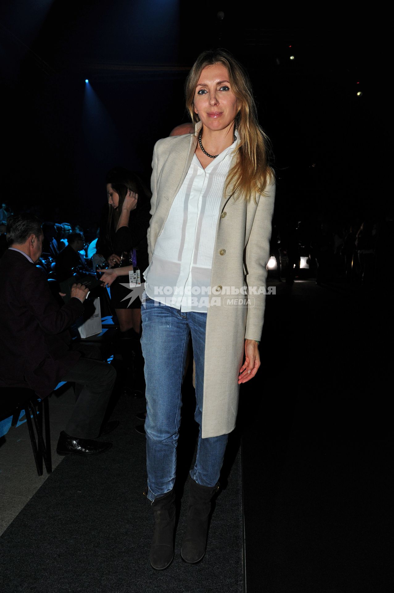Закрытие Недели моды Volvo Fashion Week. На снимке: главный редактор журнала HELLO! Светлана Бондарчук.  31 октября 2011 года.