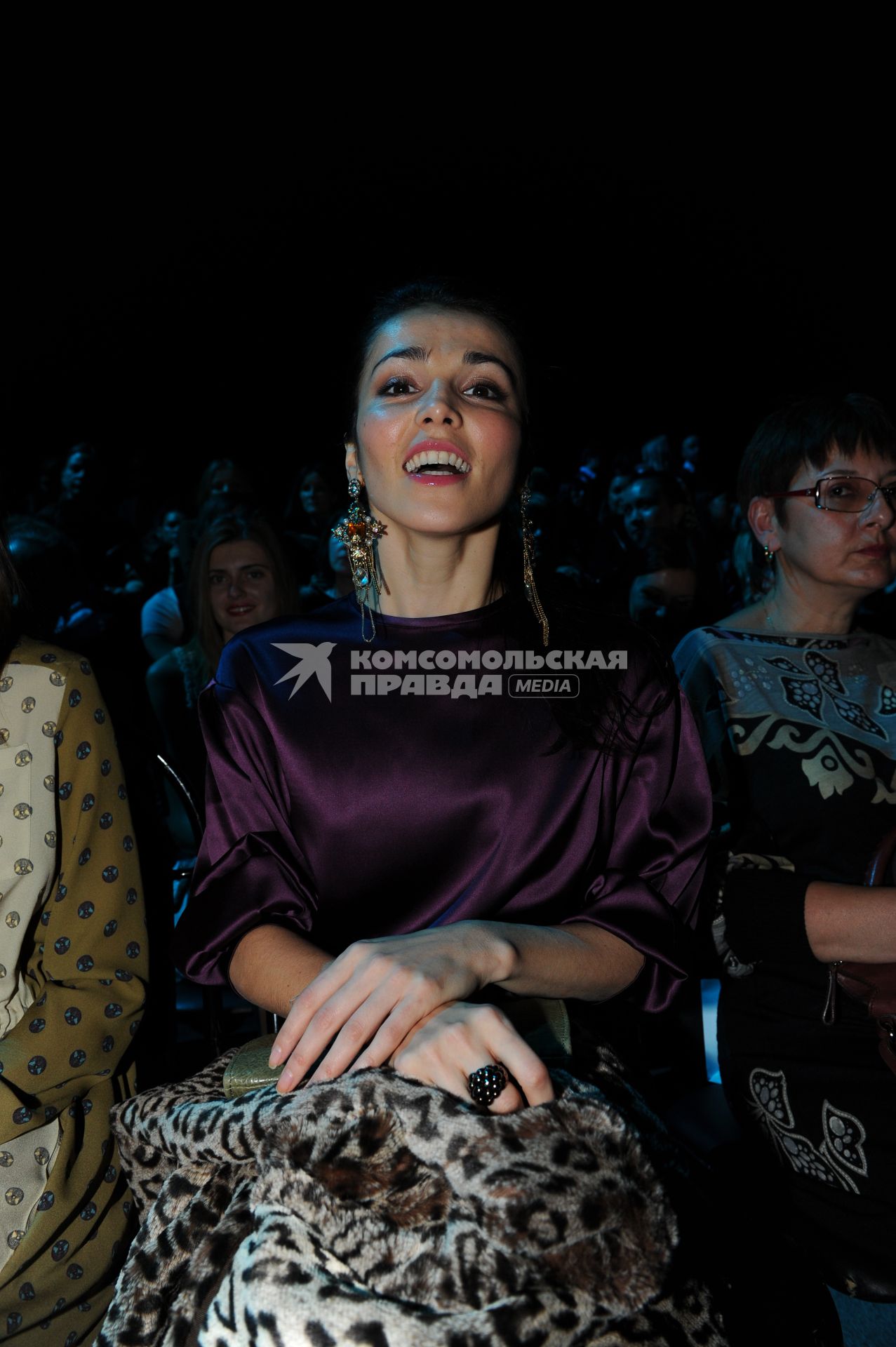 Закрытие Недели моды Volvo Fashion Week. На снимке: певица Сати Казанова. 31 октября 2011 года.