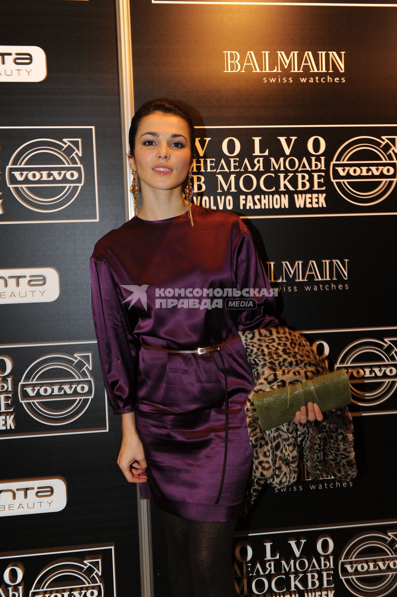 Закрытие Недели моды Volvo Fashion Week. На снимке: певица Сати Казанова. 31 октября 2011 года.