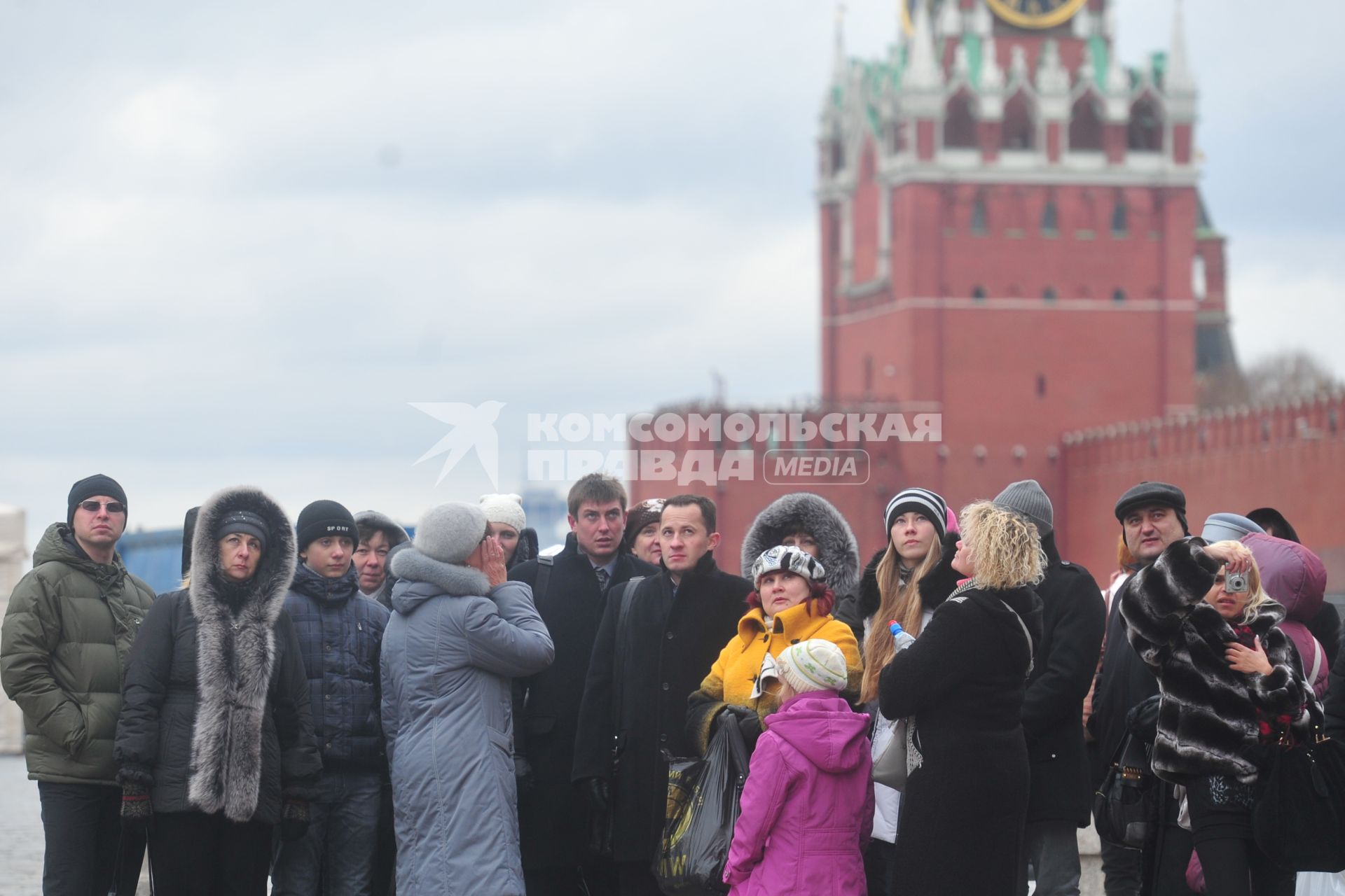 Москва. Организованная экскурсия на Красной площади. 10 ноября 2011 года.