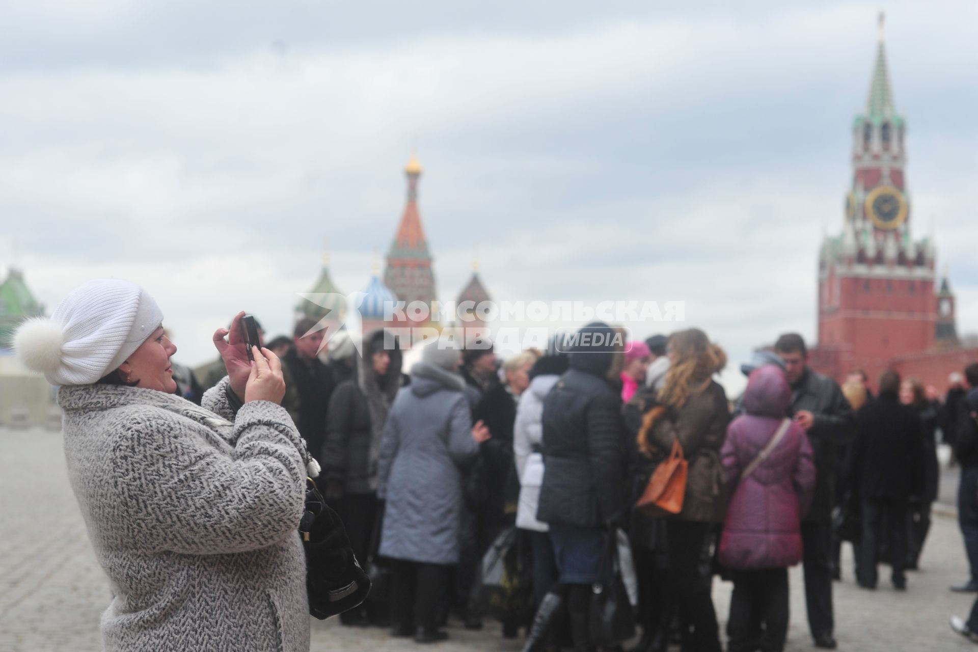 Москва. Организованная экскурсия на Красной площади. 10 ноября 2011 года.