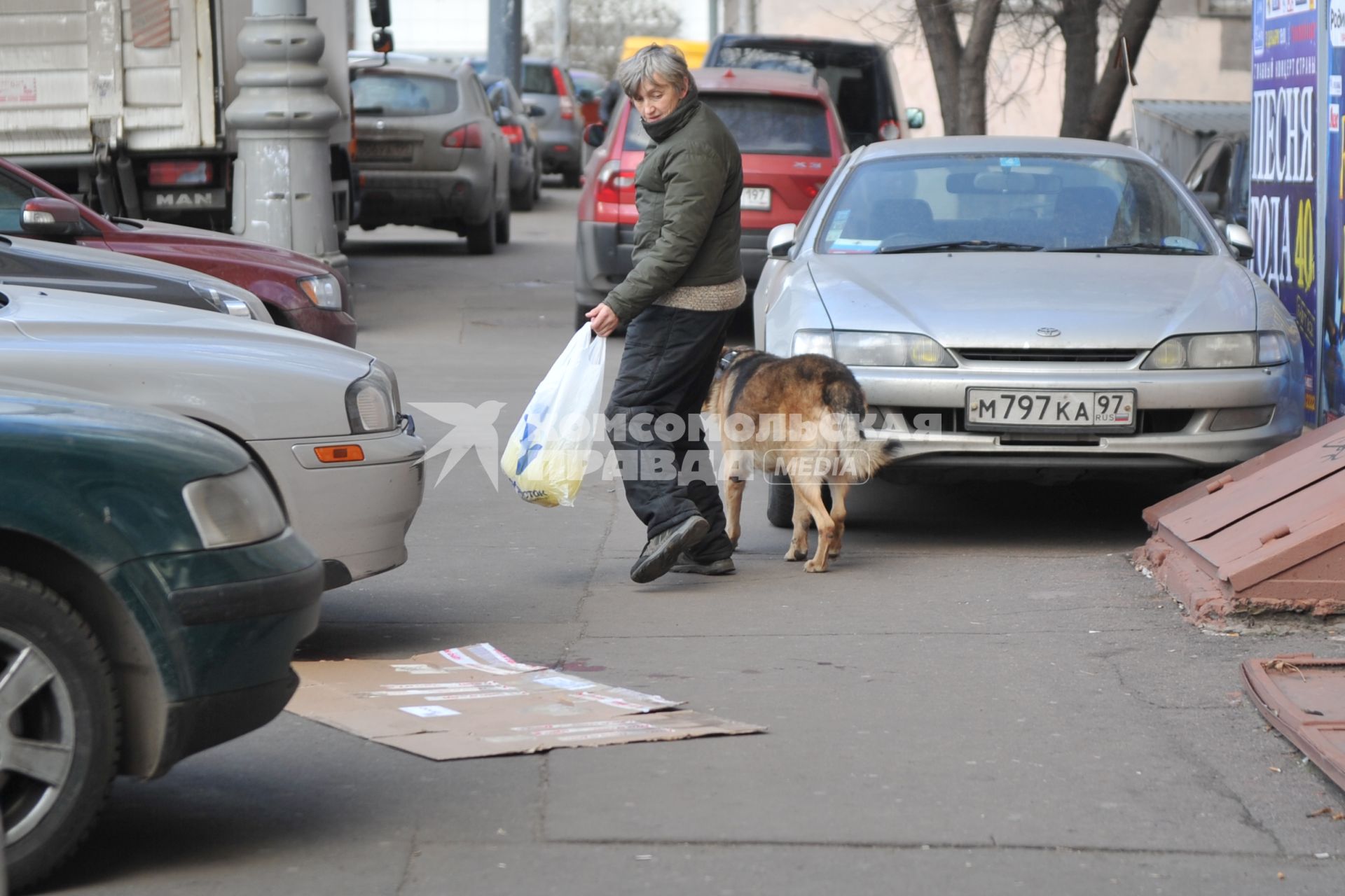 Место убийства чеченского поэта Руслана Ахтаханова. 16 ноября 2011 года.