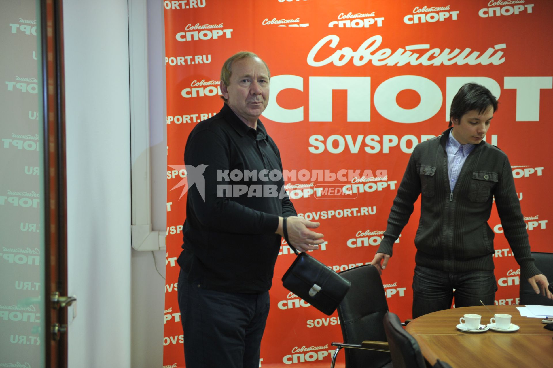 Романцев Олег - советский футболист (защитник), затем советский и российский тренер. В СС. 22 ноября 2011 года.