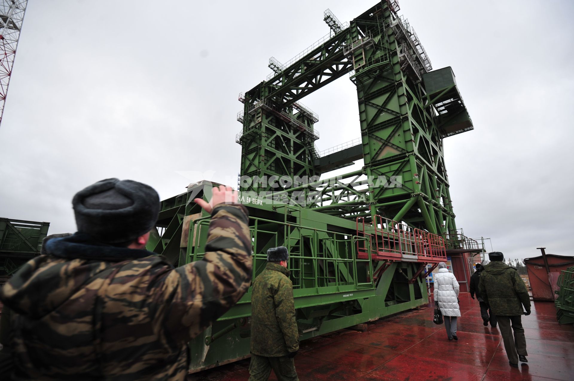 Ракетно- космический комплекс Ангара,строительство,  Плесецк, 28 ноября 2011 года