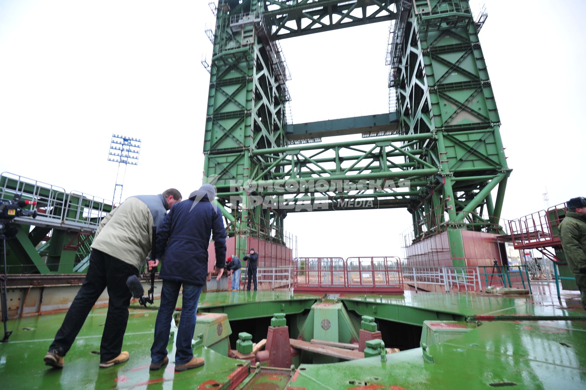 Стартовый стол ракетно- космического комплекс Ангара, Плесецк, 28 ноября 2011 года