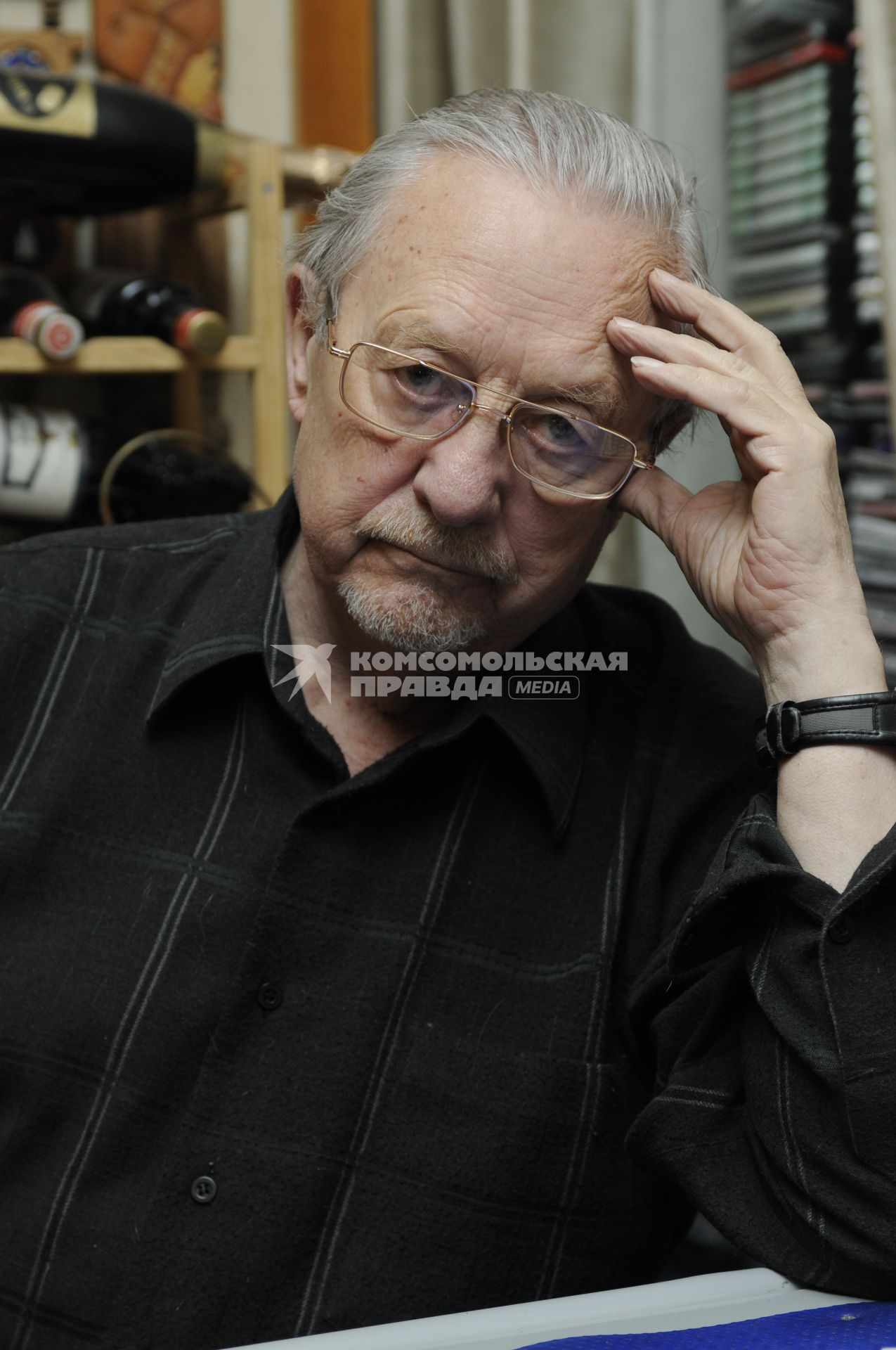 Внук художника Василия Верещагина Александр Плевако. 26 ноября 2009 года.