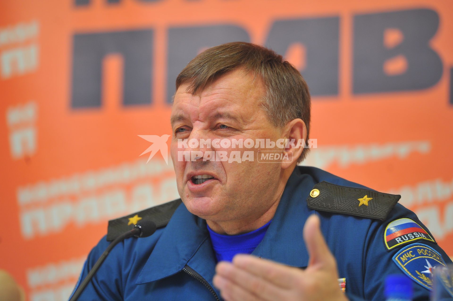 Вдовин Николай  - начальник Центра по проведению спасательных операций особого риска ЛИДЕР. 13 декабря 2011 года.
