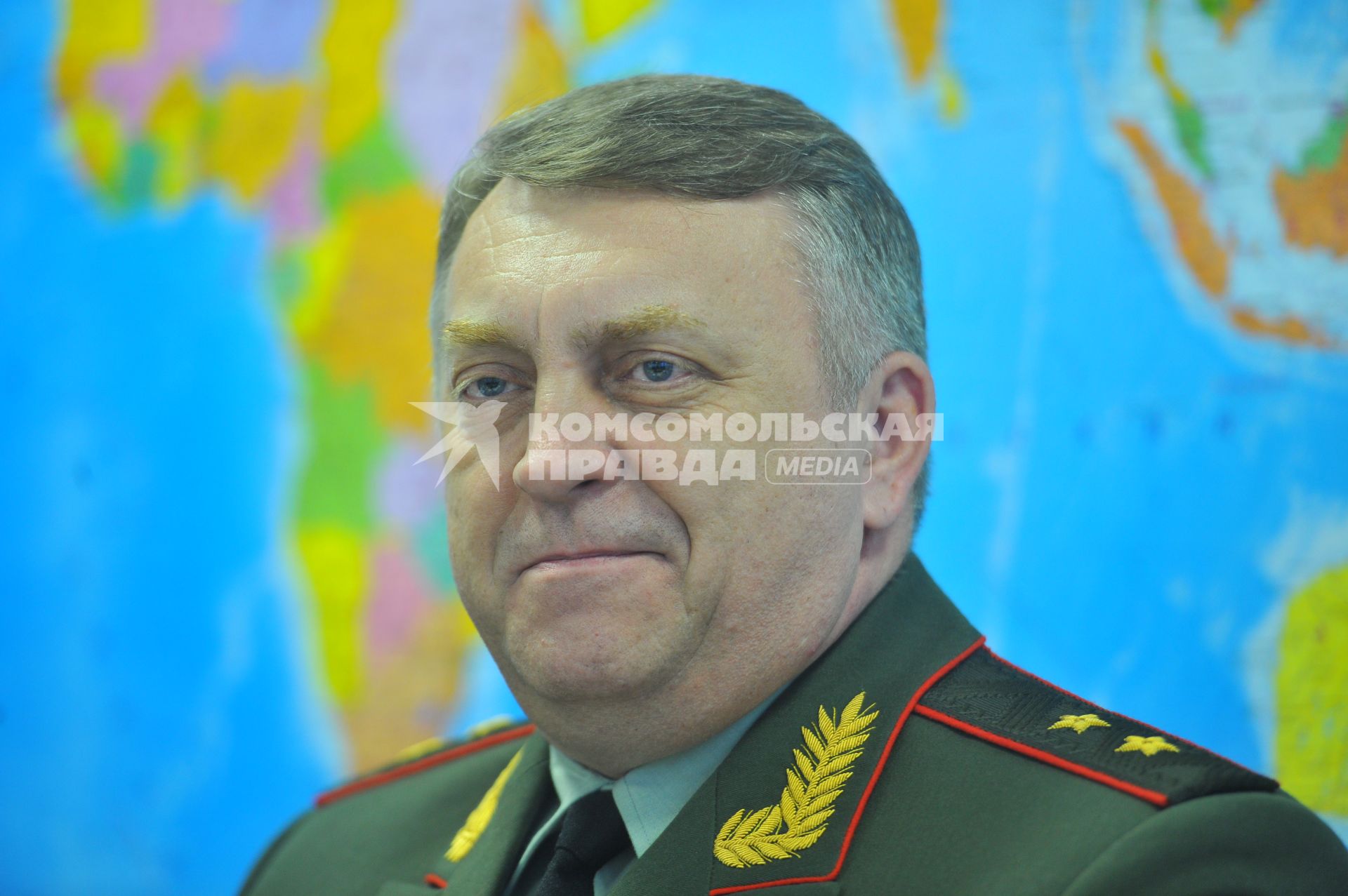 Генерал-лейтенант Сергей Каракаев командующий РВСН. В ИД КП. 13 декабря 2011 года.