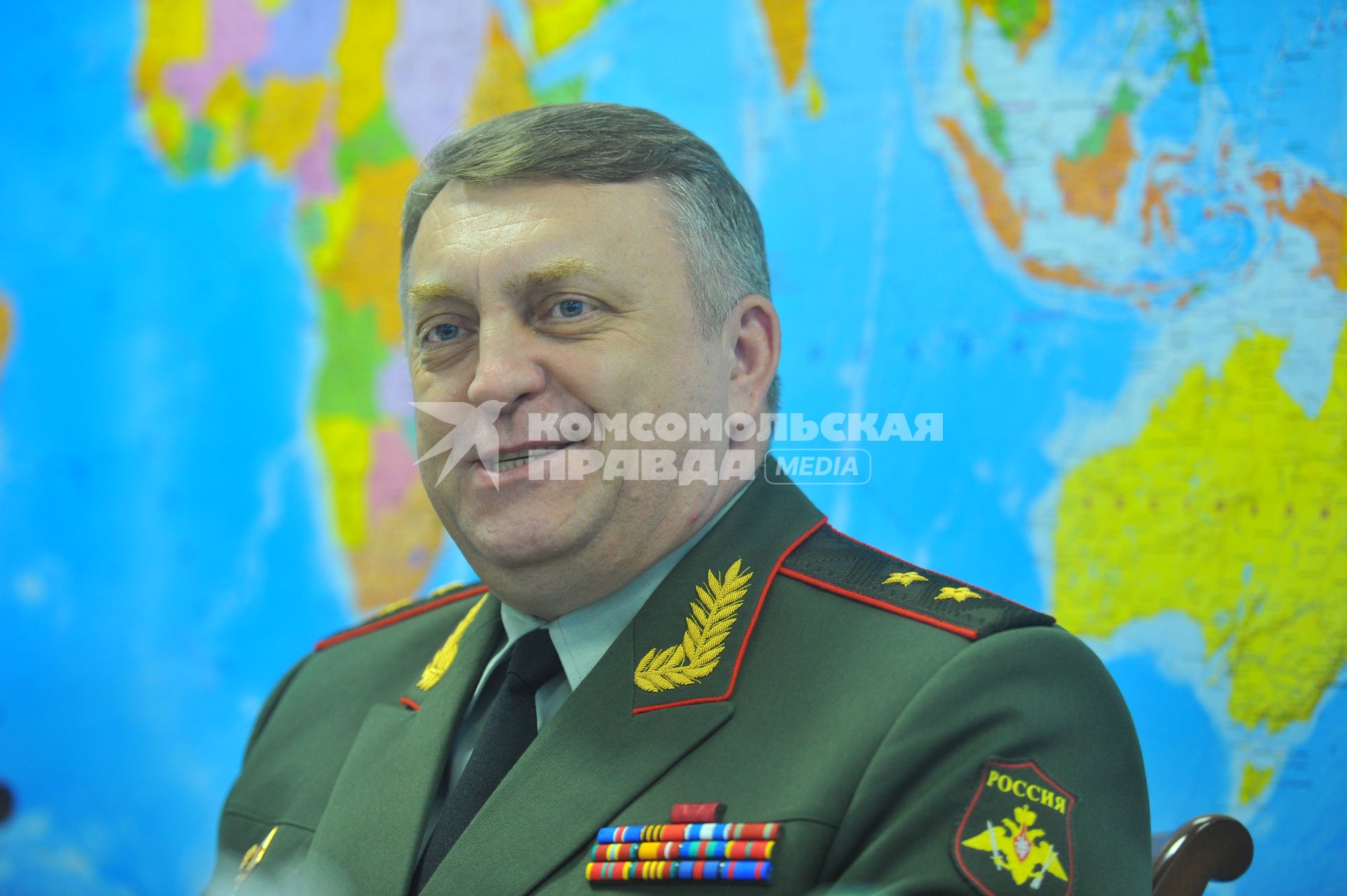Генерал-лейтенант Сергей Каракаев командующий РВСН. В ИД КП. 13 декабря 2011 года.