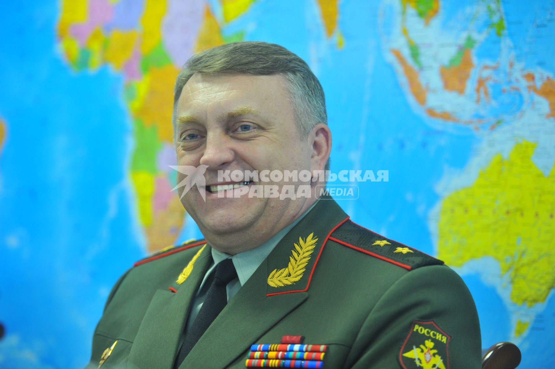 Генерал-лейтенант Сергей Каракаев командующий РВСН. В ИД КП. 13 декабря 2011 года.