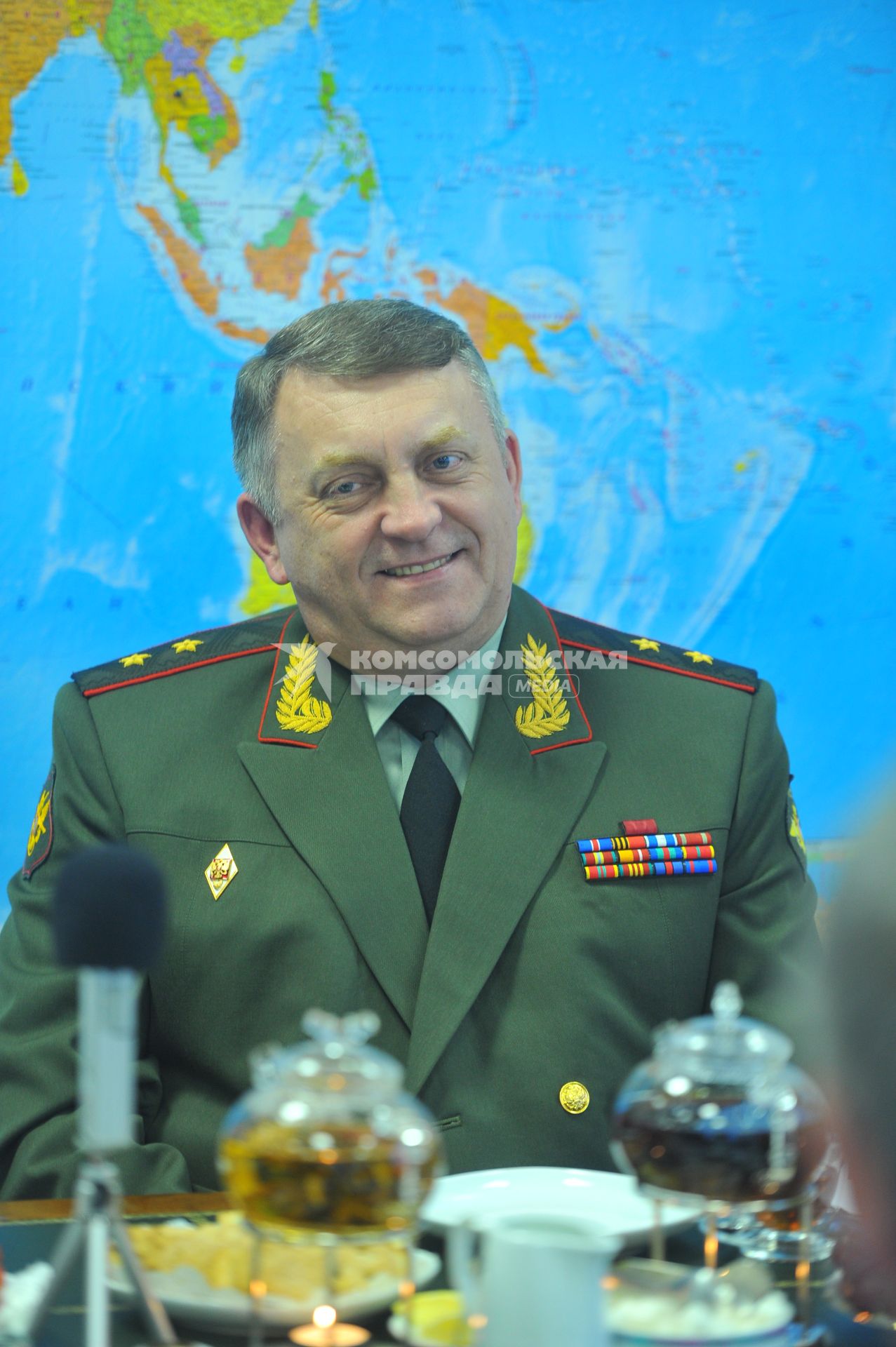 Генерал-лейтенант Сергей Каракаев командующий РВСН. В ИД КП. 13 декабря 2011 года.