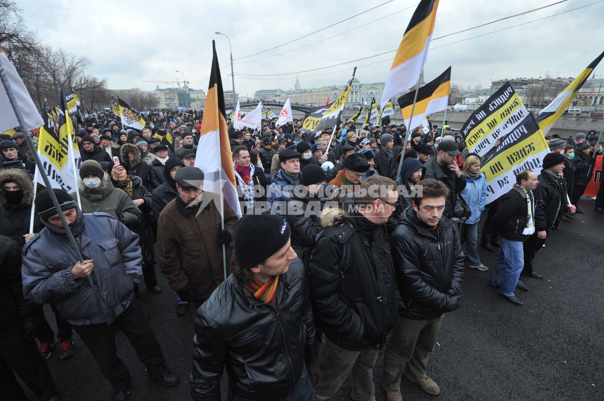 Санкционированный митинг против фальсификации результатов прошедших выборов в Госдуму РФ ЗА ЧЕСТНЫЕ ВЫБОРЫ на Болотной площади. 11 декабря  2011 года.