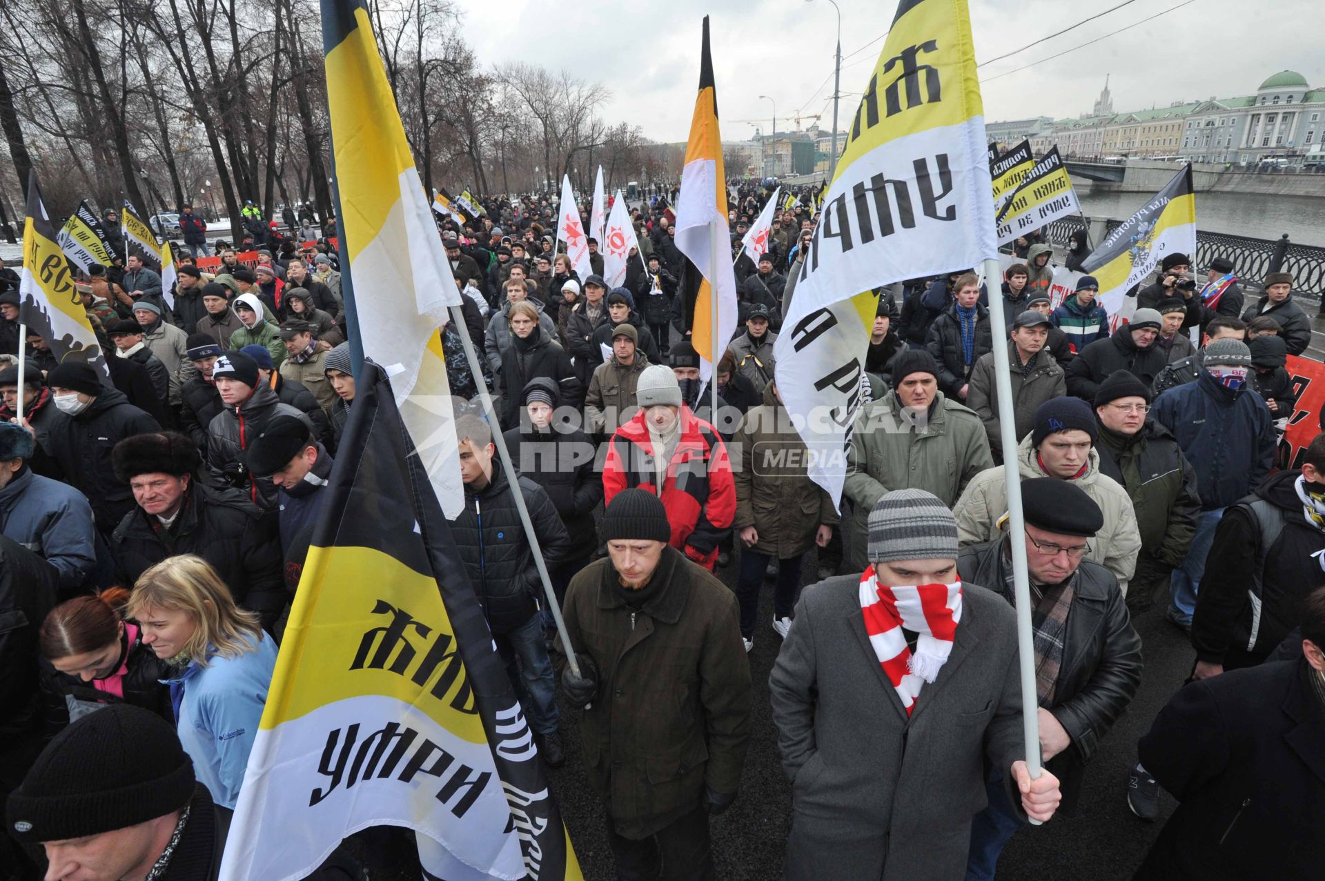 Санкционированный митинг против фальсификации результатов прошедших выборов в Госдуму РФ ЗА ЧЕСТНЫЕ ВЫБОРЫ на Болотной площади. 11 декабря  2011 года.