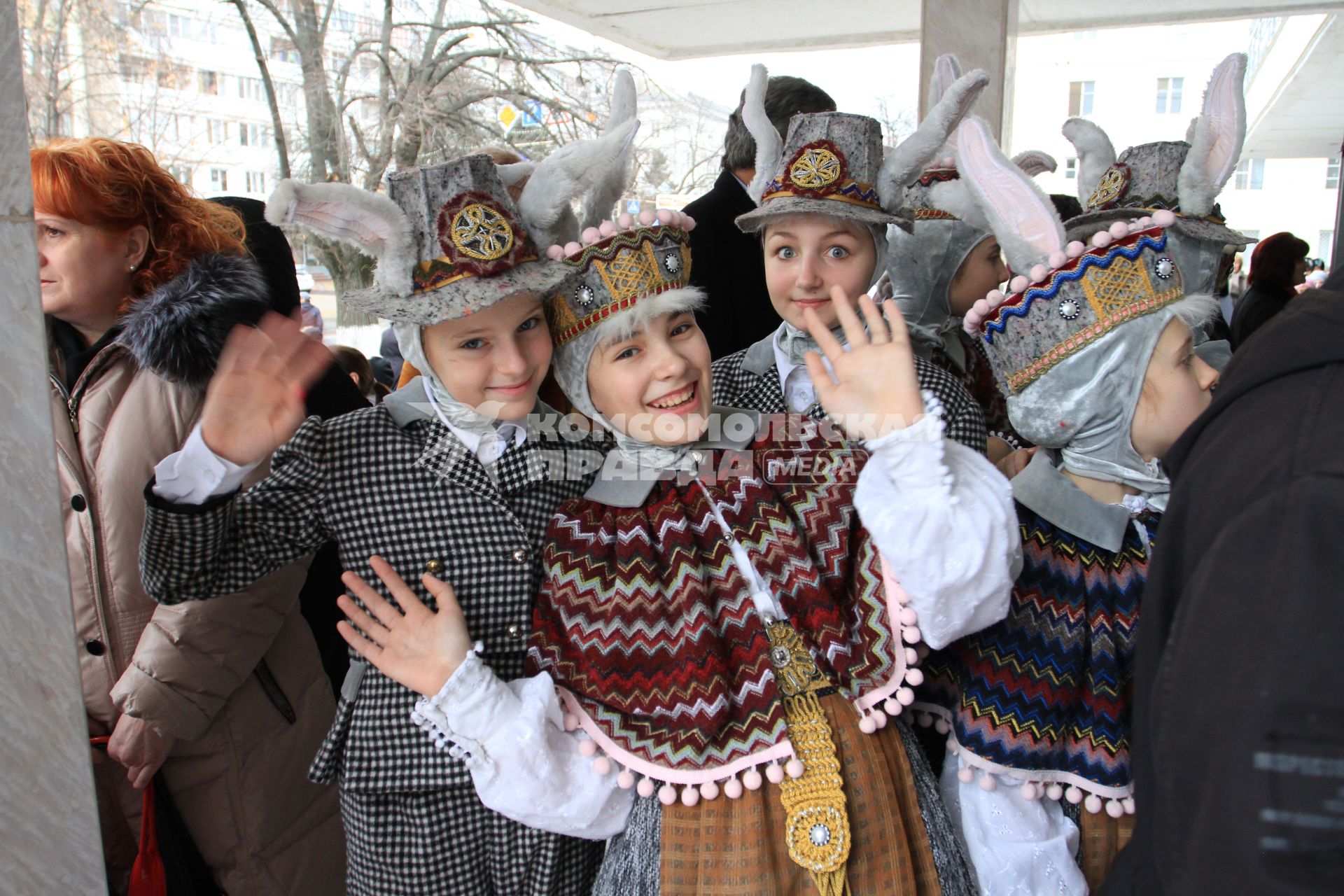 ПАРАД ДЕДОВ МОРОЗОВ. КРАСНОДАР. 24.12.2011.