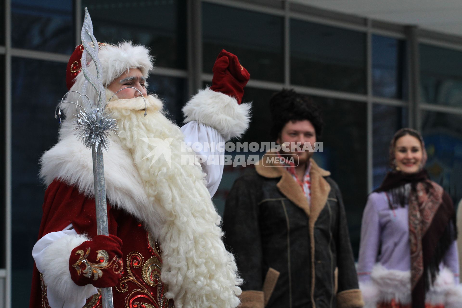 ПАРАД ДЕДОВ МОРОЗОВ. КРАСНОДАР. 24.12.2011.