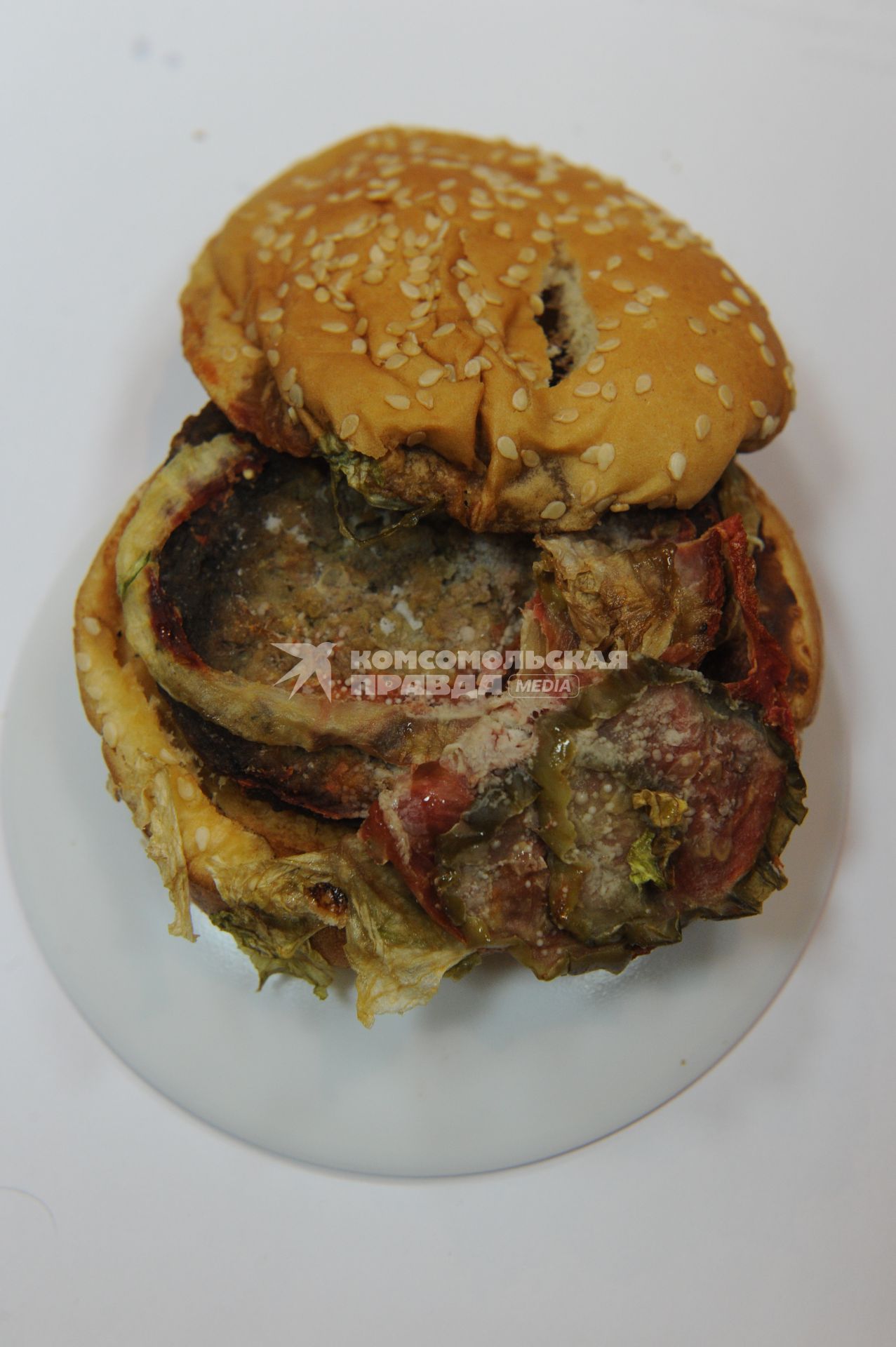 Жанровая фотография. Испорченный гамбургер. 22 ноября 2010 года.
