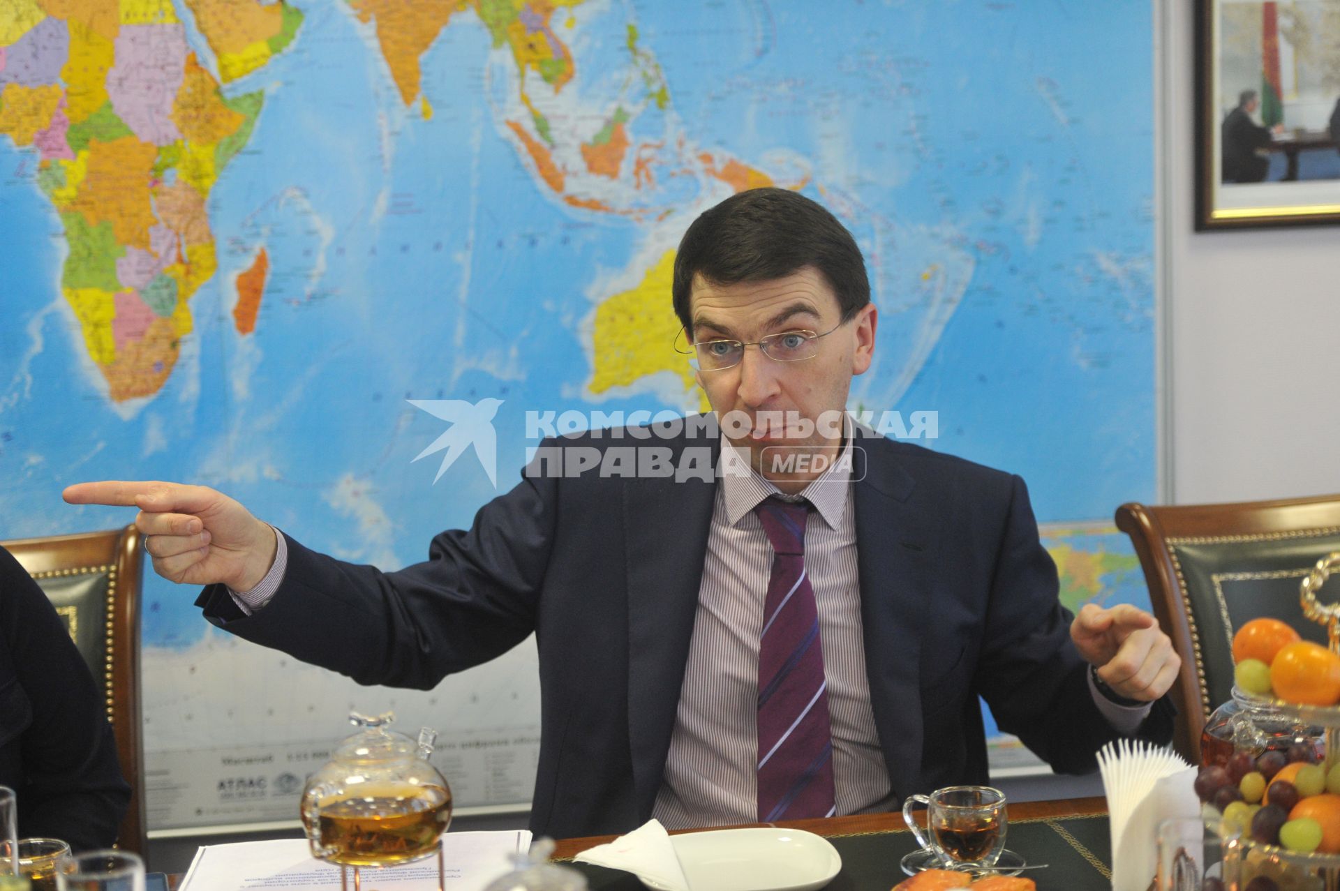 Министр связи и массовых коммуникаций РФ Игорь Щеголев. В ИД КП. 16 января 2012 года.