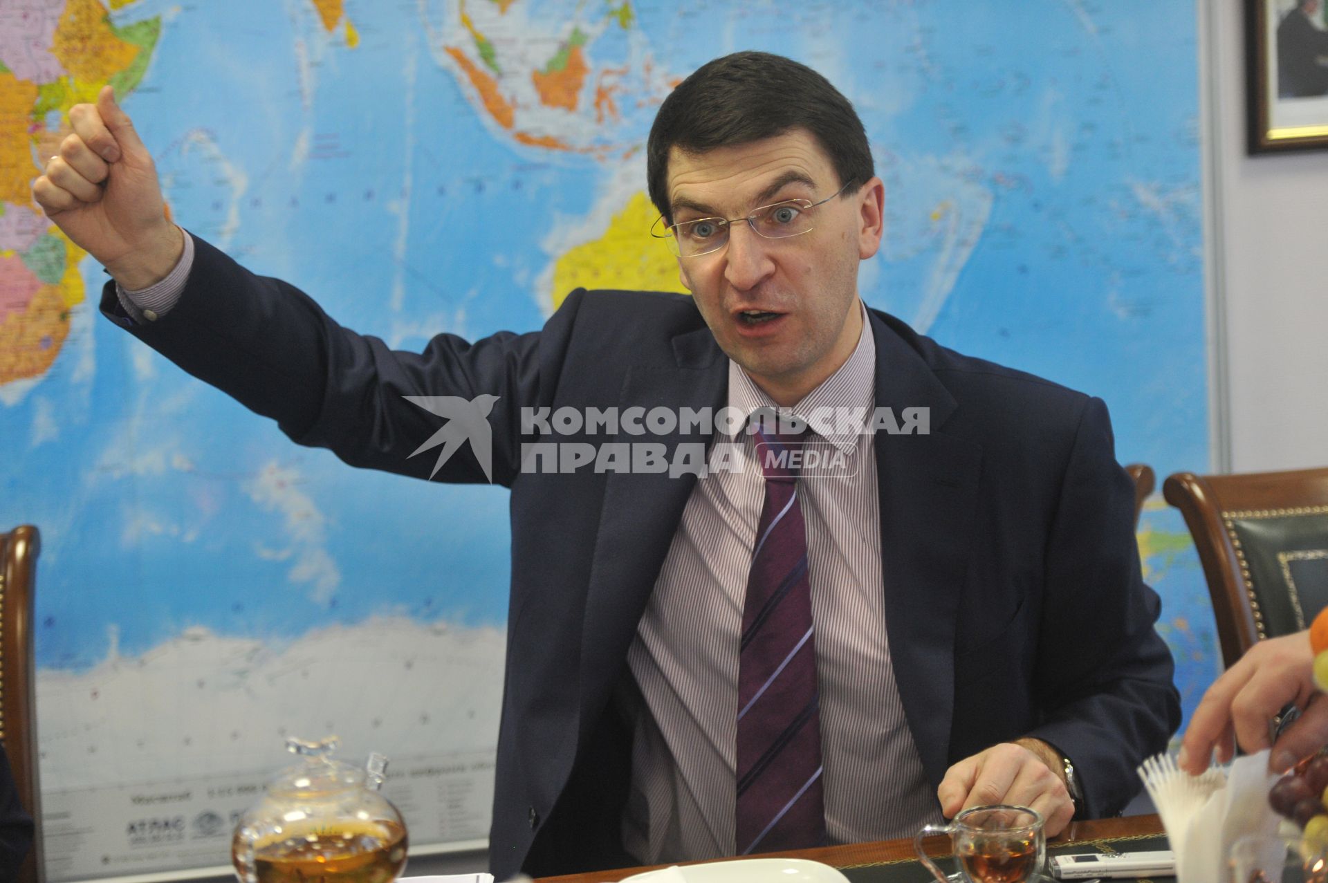 Министр связи и массовых коммуникаций РФ Игорь Щеголев. В ИД КП. 16 января 2012 года.