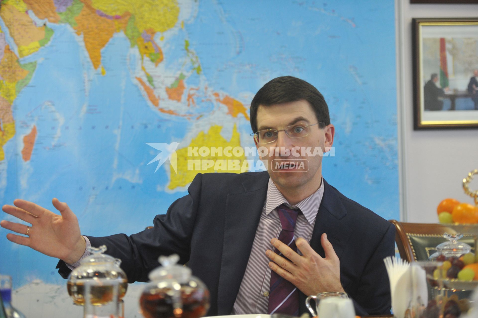 Министр связи и массовых коммуникаций РФ Игорь Щеголев. В ИД КП. 16 января 2012 года.