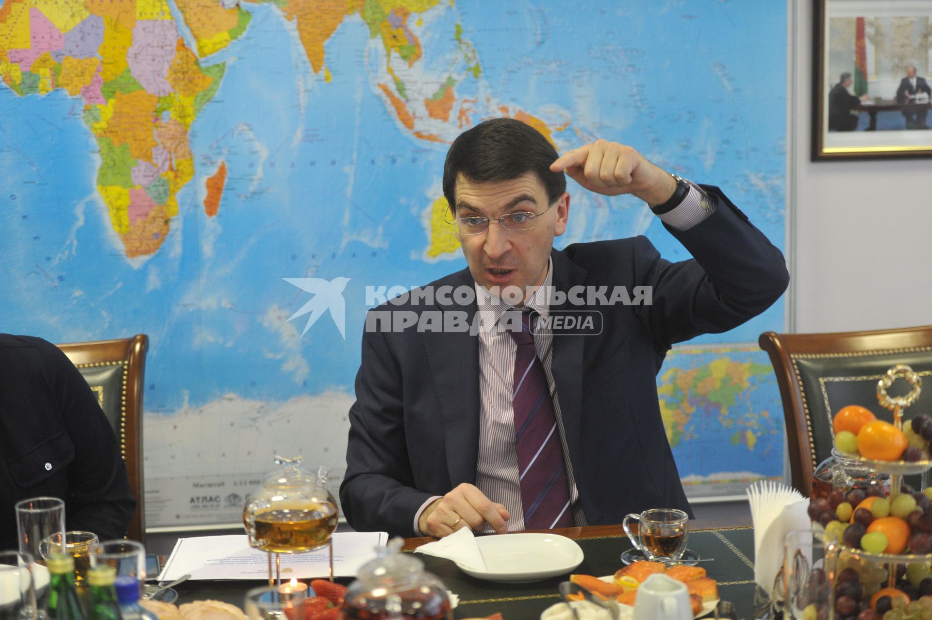 Министр связи и массовых коммуникаций РФ Игорь Щеголев. В ИД КП. 16 января 2012 года.